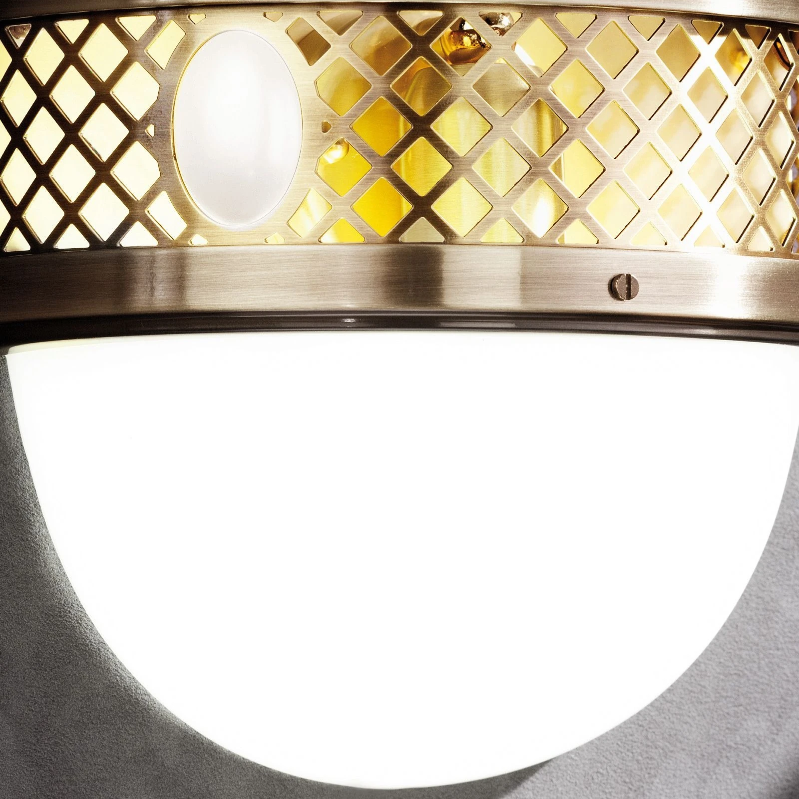 Zidna lampa ALT WIEN, 1 izvor svetla, antik mesing - 2