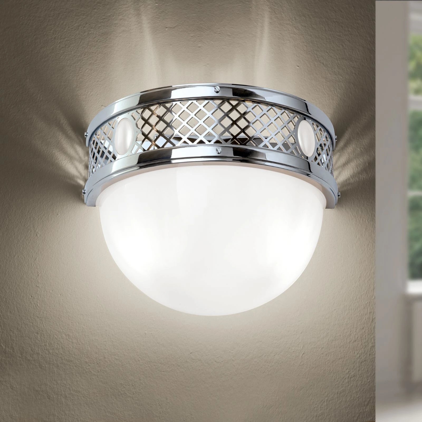 Zidna lampa ALT WIEN, 2 izvora svetla, nikl - 2