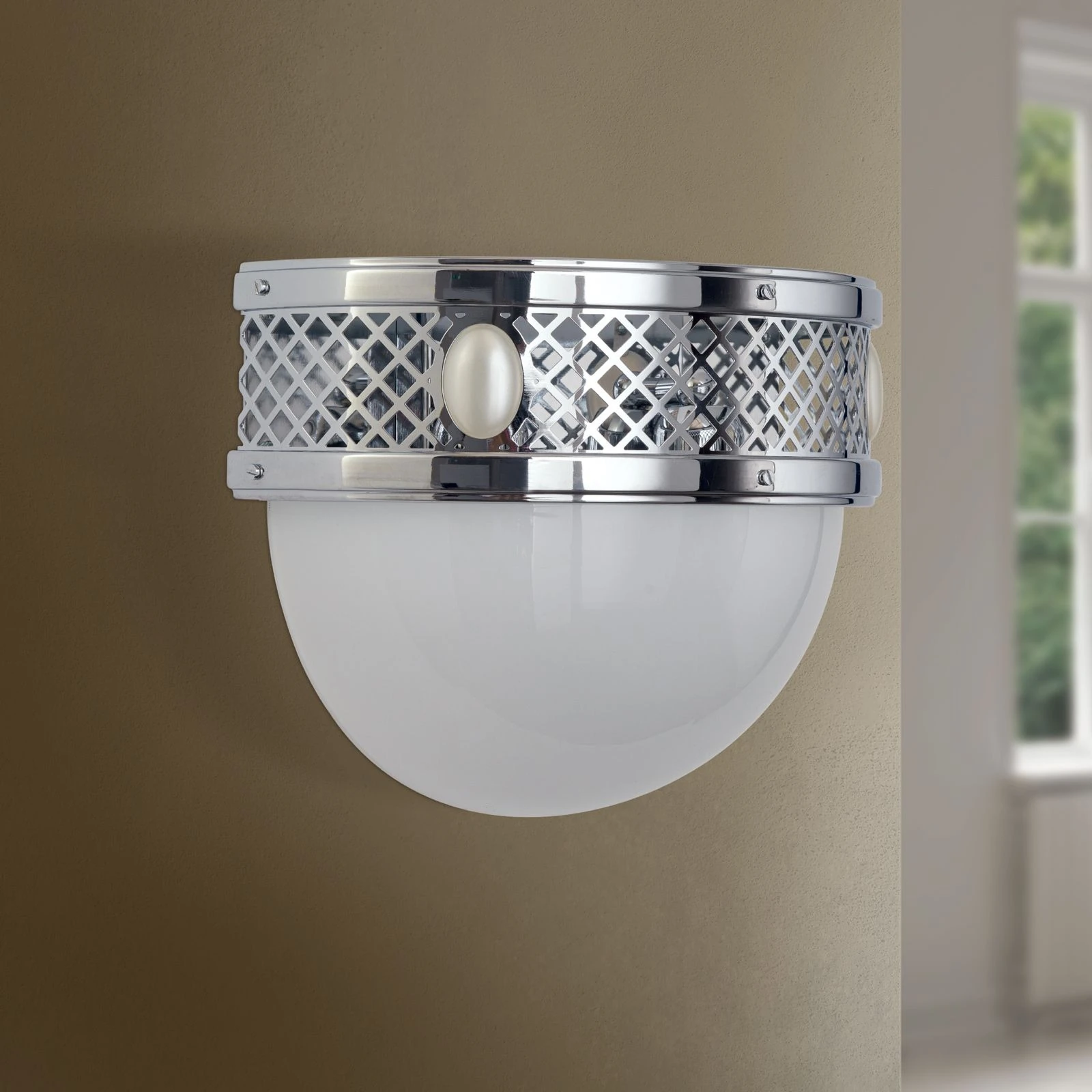 Zidna lampa ALT WIEN, 2 izvora svetla, nikl - 3