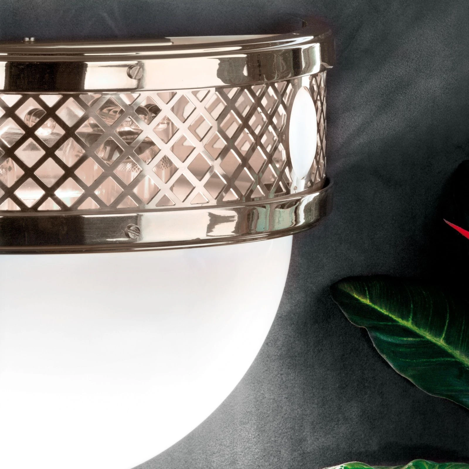 Zidna lampa ALT WIEN, 2 izvora svetla, antik mesing - 4