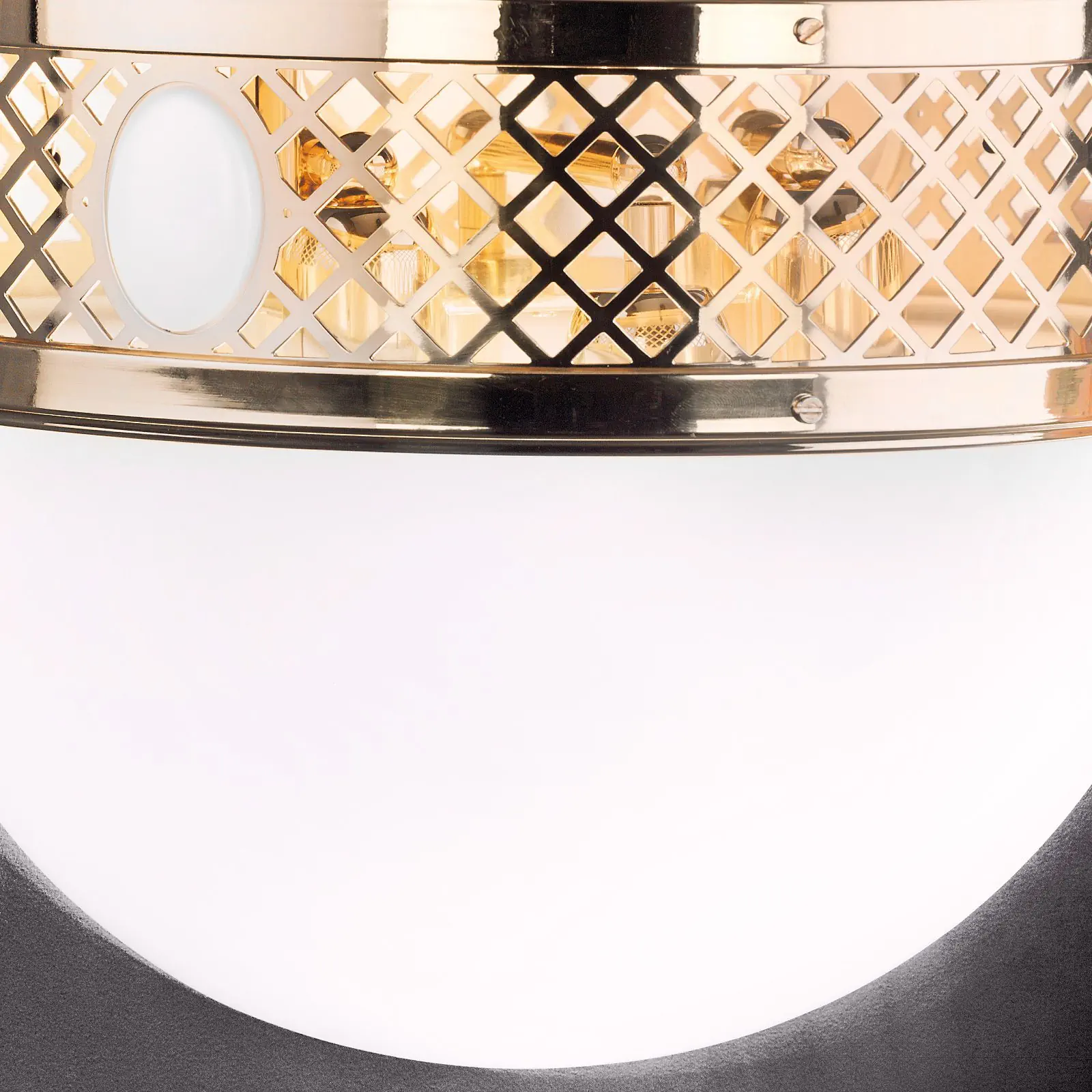 Zidna lampa ALT WIEN, sa tri izvora svetla, sjajni mesing - 2