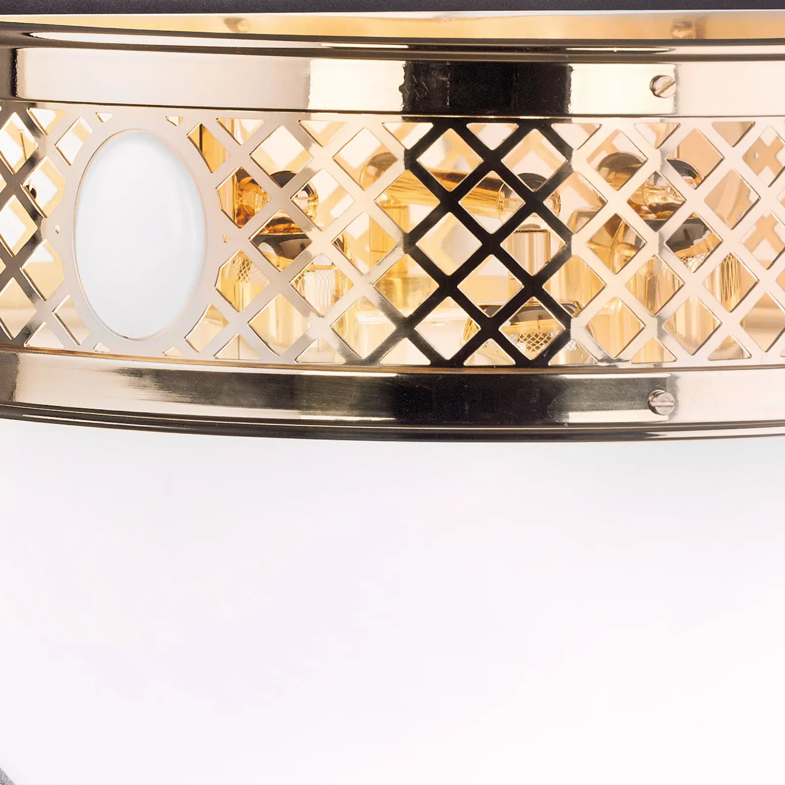 Zidna lampa ALT WIEN, sa tri izvora svetla, sjajni mesing - 3