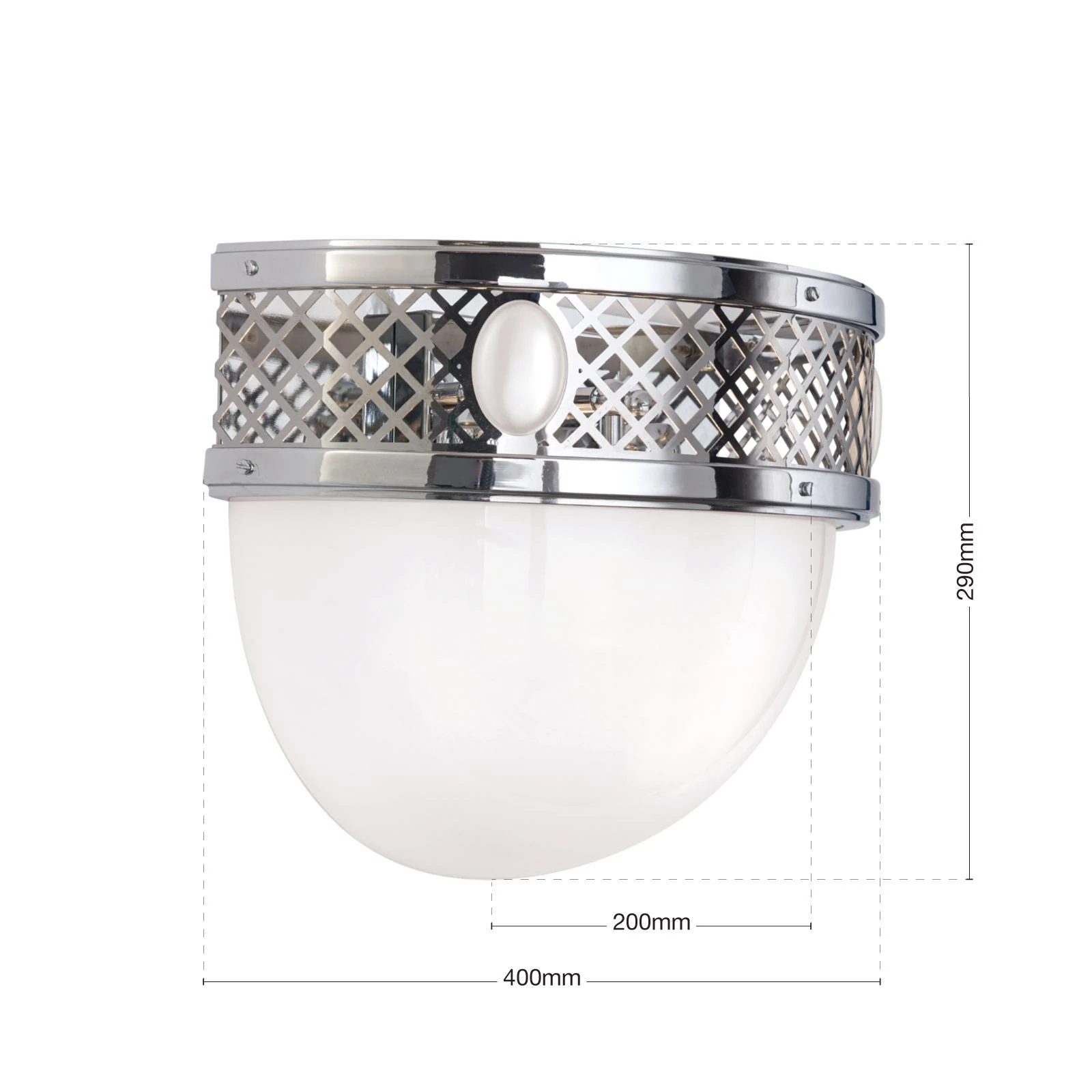 Zidna lampa ALT WIEN, 3 izvora svetla, nikl - 7