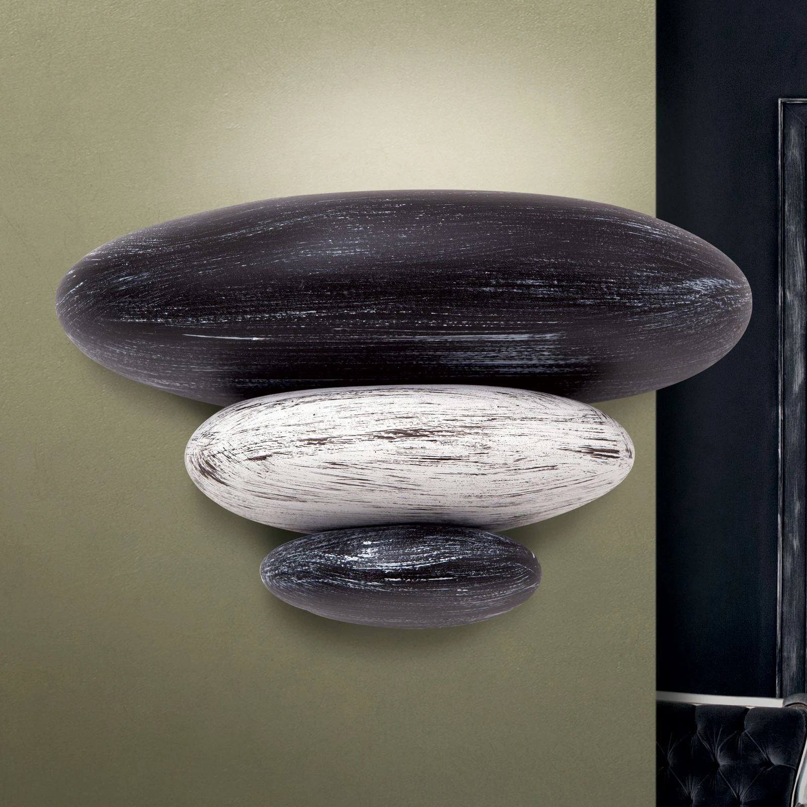 Zidna lampa STONE, siva završna obrada - 2