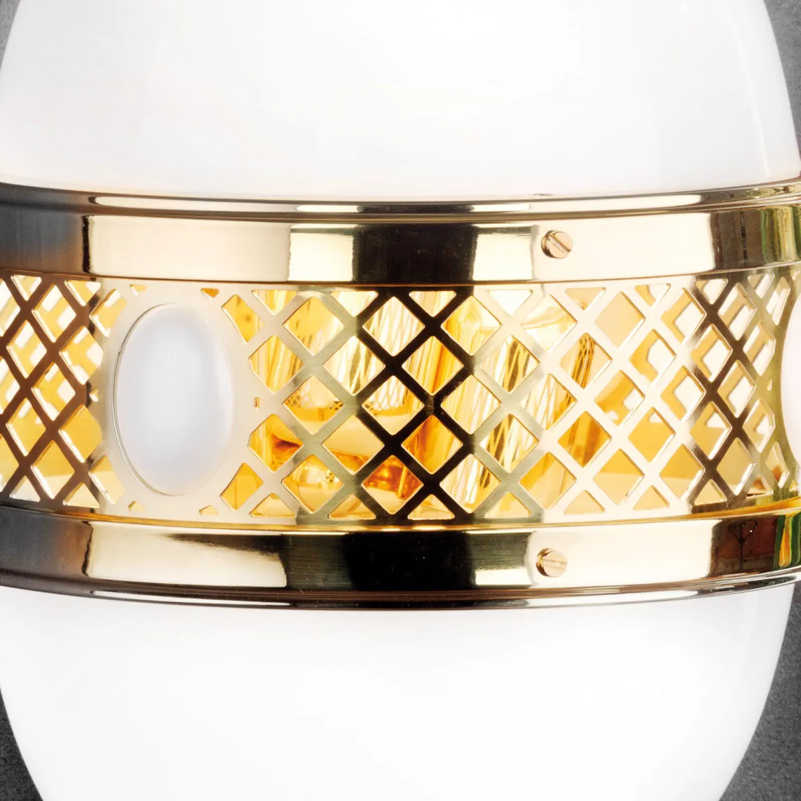 Zidna lampa ALT WIEN, sa dva izvora svetla, sjajni mesing, H32 cm - 4