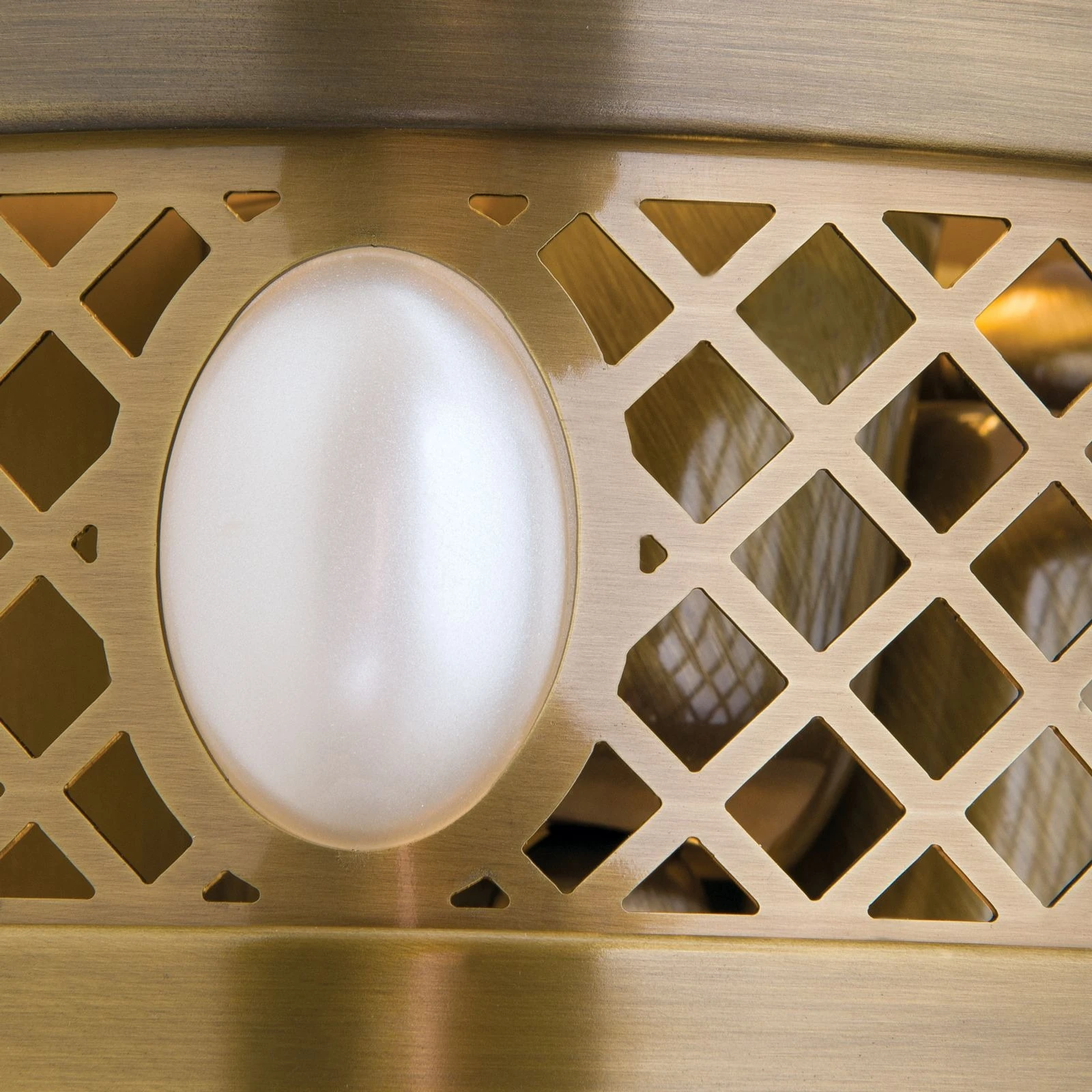 Zidna lampa ALT WIEN, 2 izvora svetla, antik mesing, H32 cm - 6