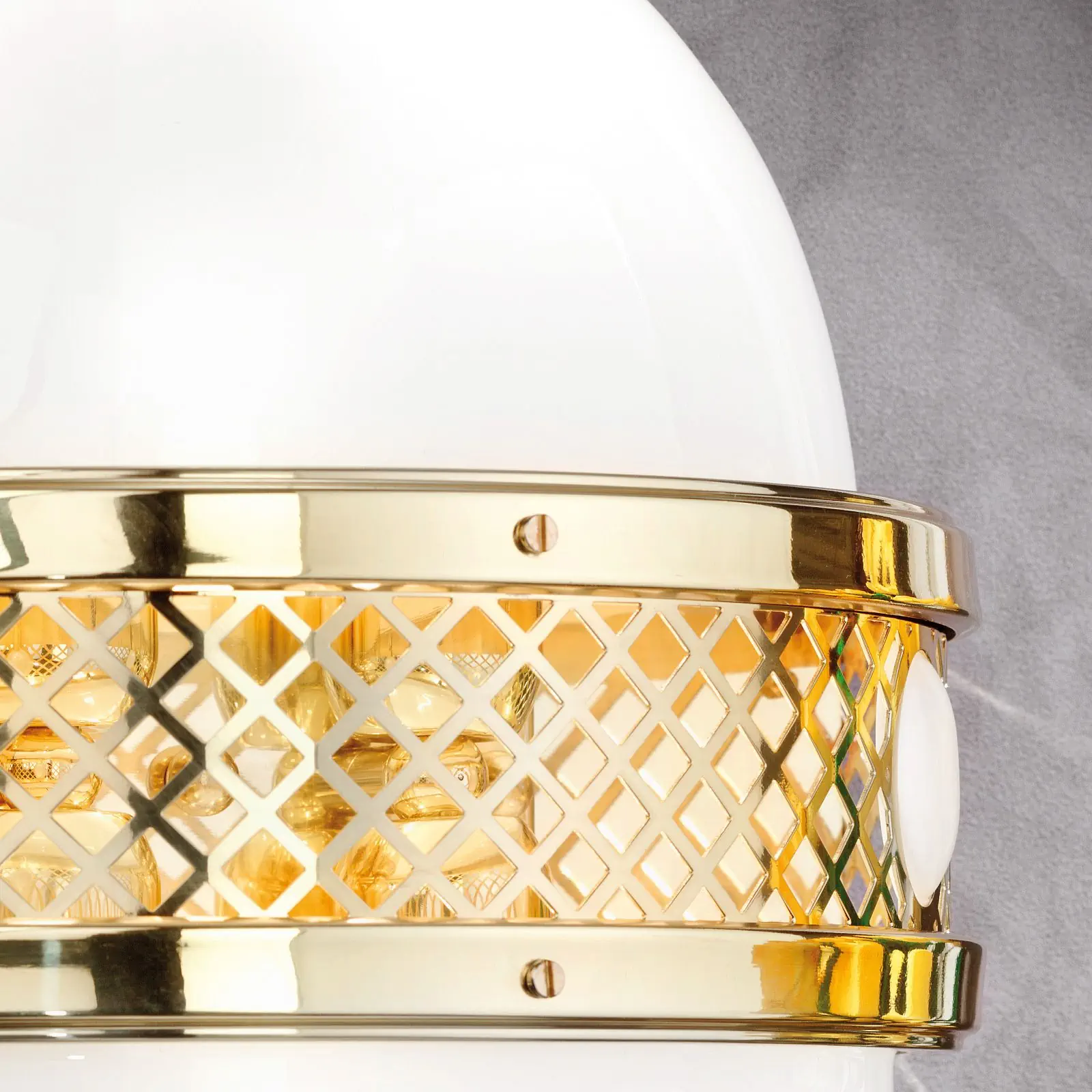 Zidna lampa ALT WIEN, sa četiri izvora svetla, sjajni mesing, H39 cm - 4