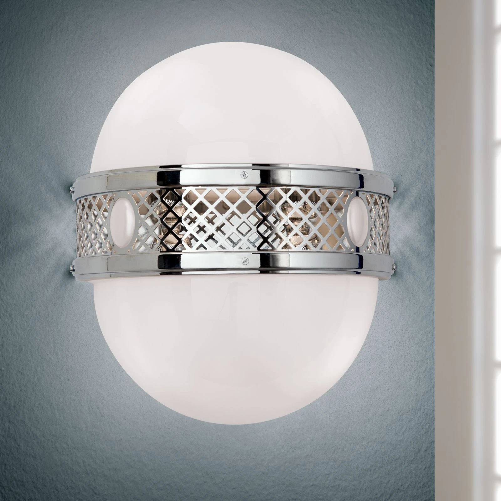 Zidna lampa ALT WIEN, 4 izvora svetla, nikl, H39 cm - 2