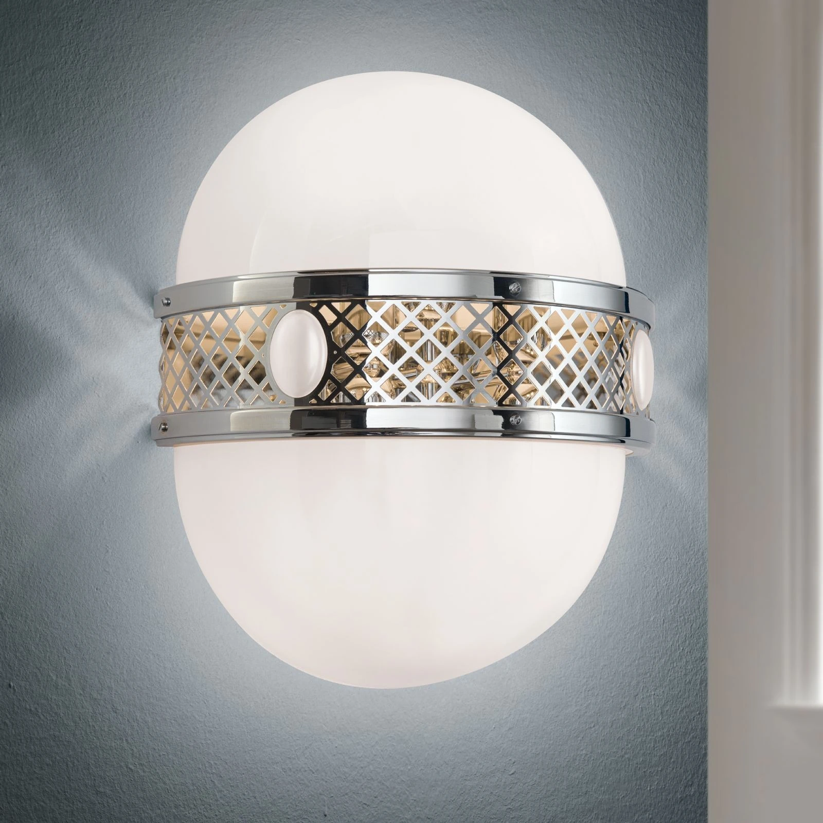 Zidna lampa ALT WIEN, 6 izvora svetla, nikl, H47 cm - 2