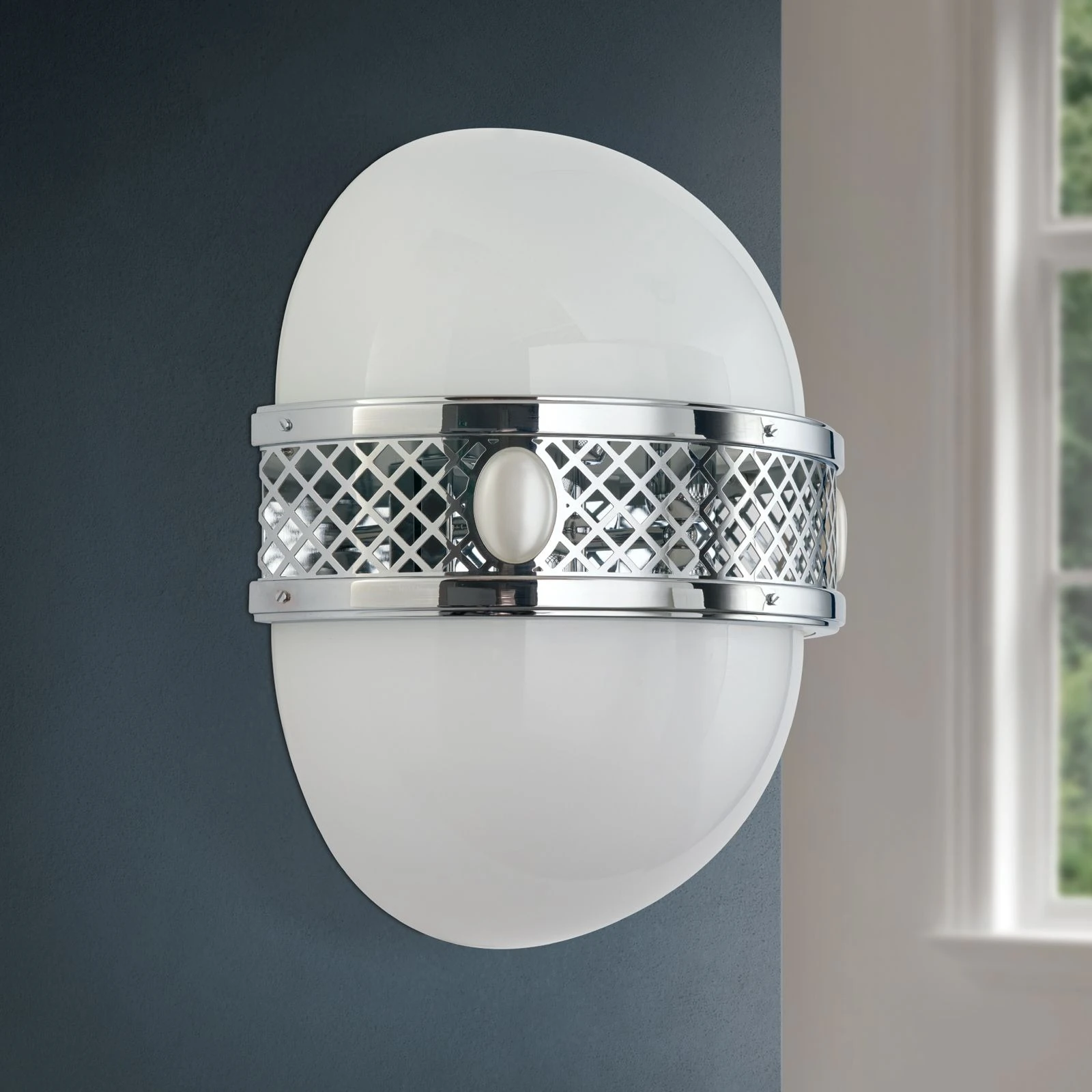 Zidna lampa ALT WIEN, 6 izvora svetla, nikl, H47 cm - 3