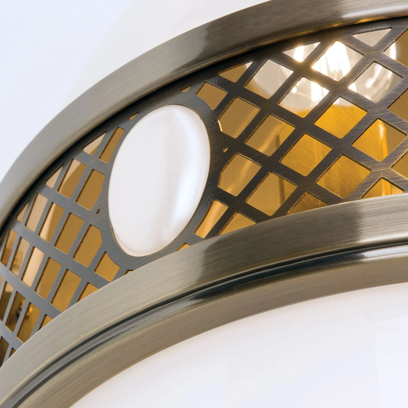 Zidna lampa ALT WIEN, 6 izvora svetla, antik mesing, H47 cm - 5