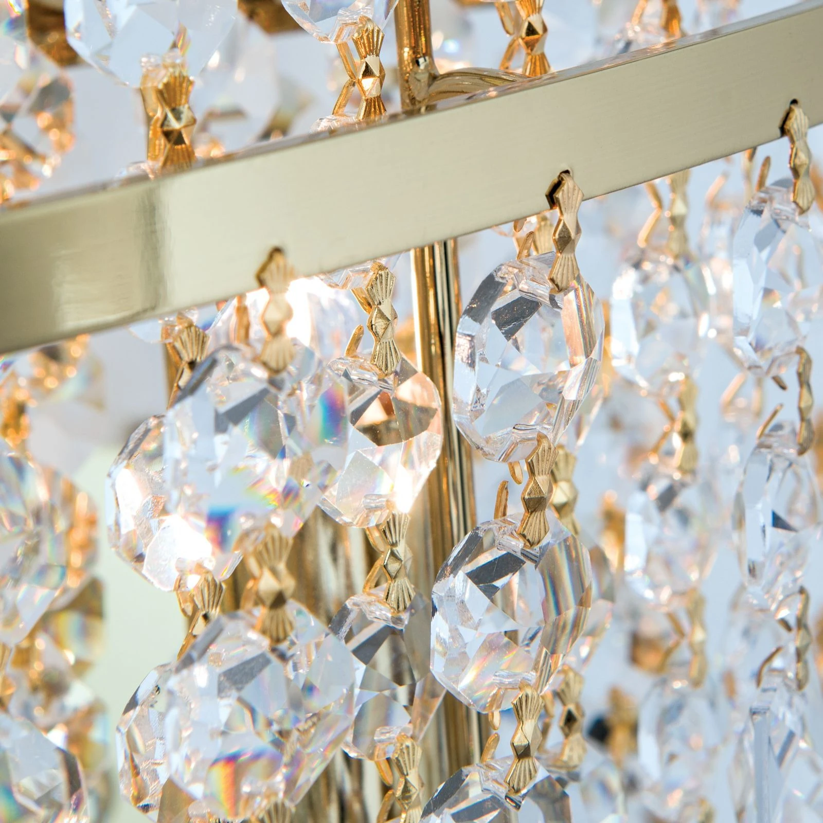 Zidna lampa KRISTALLDESIGN, pozlaćena 24-karatnim zlatom - 5