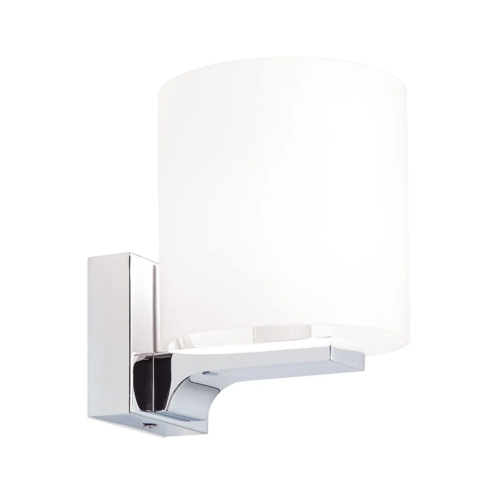 Zidna lampa LAPO, opal, sa jednim izvorom svetla, hromirana - 4