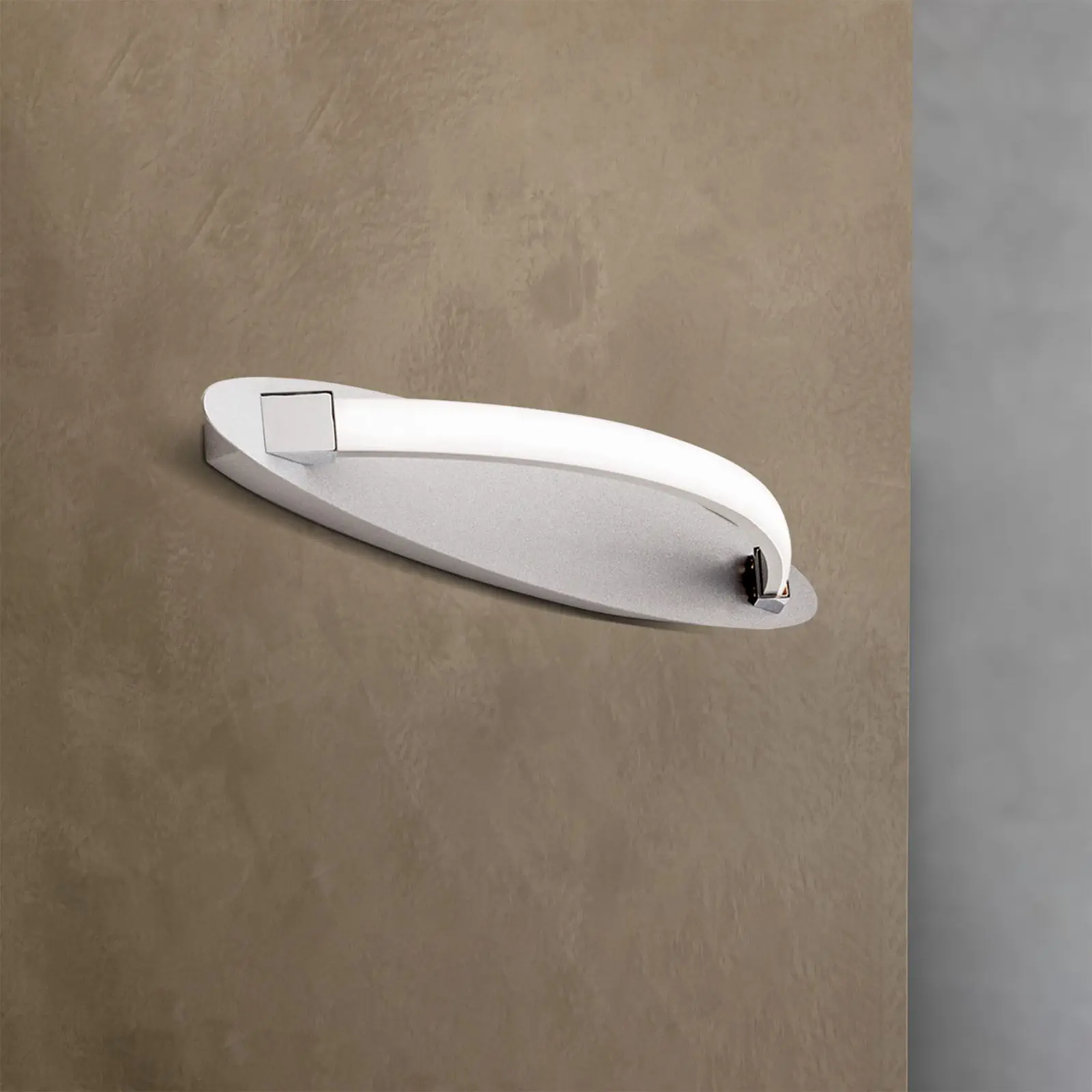 Zidna lampa CURVE, aluminijum mat, 45cm - 2