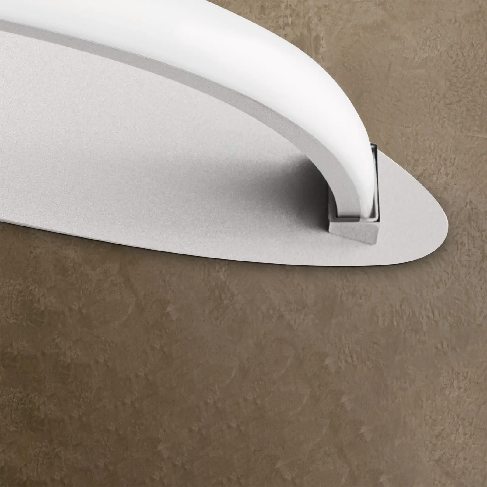 Zidna lampa CURVE, aluminijum mat, 45cm - 6