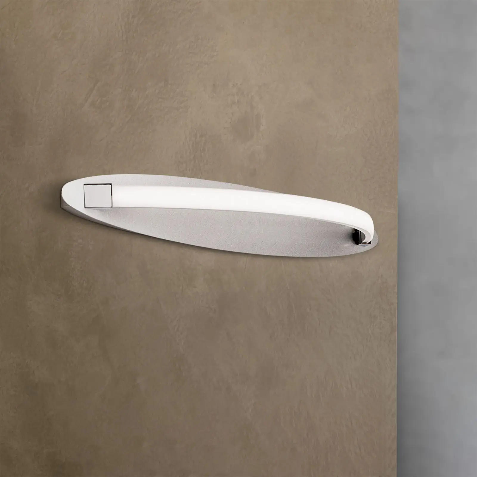 Zidna lampa CURVE, aluminijum mat, 66cm - 2