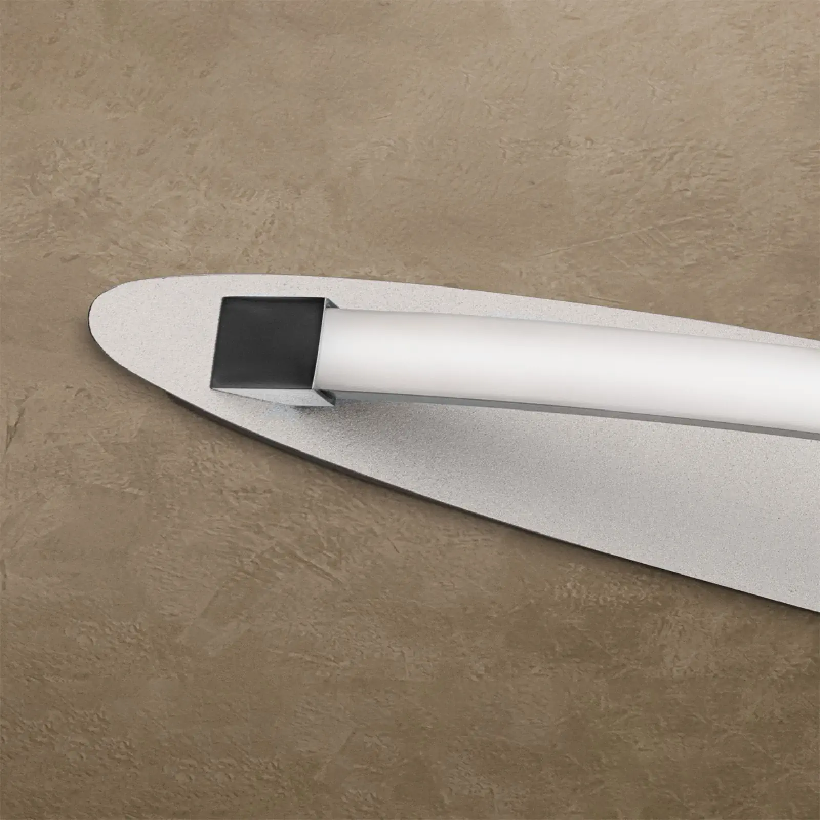 Zidna lampa CURVE, aluminijum mat, 66cm - 6