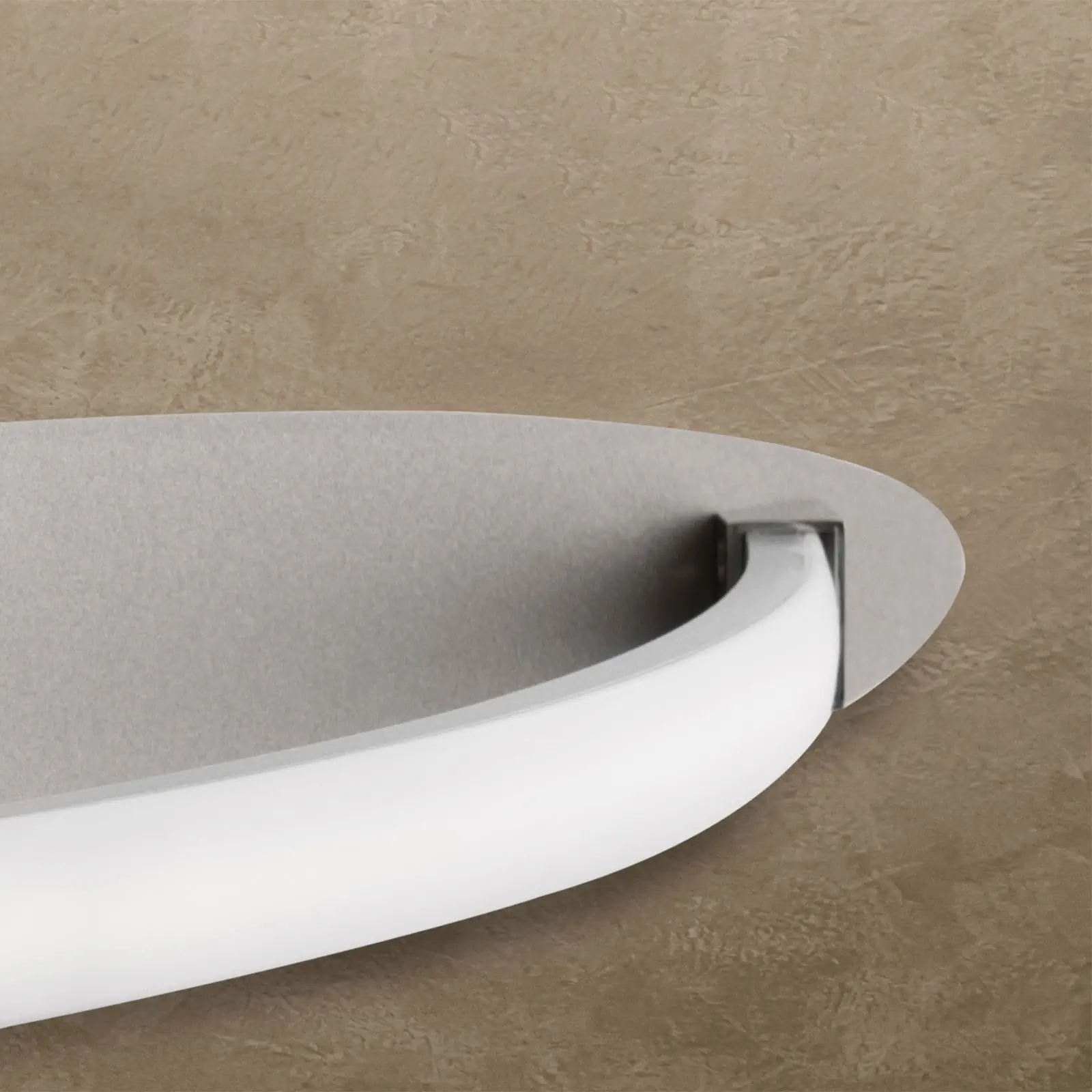 Zidna lampa CURVE, aluminijum mat, 66cm - 7