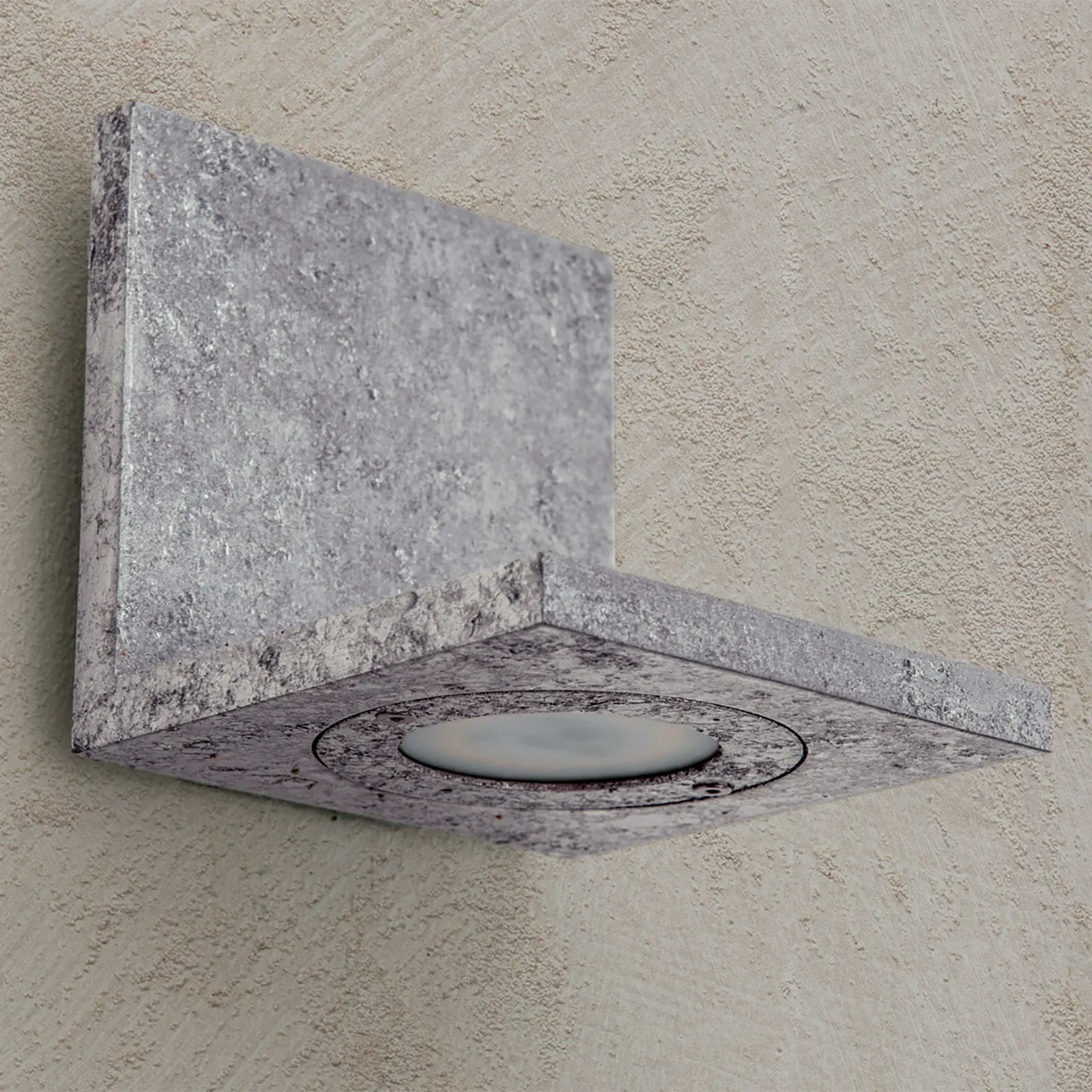 Zidna lampa NADA, sa jednim izvorom svetla, antik srebro - 4