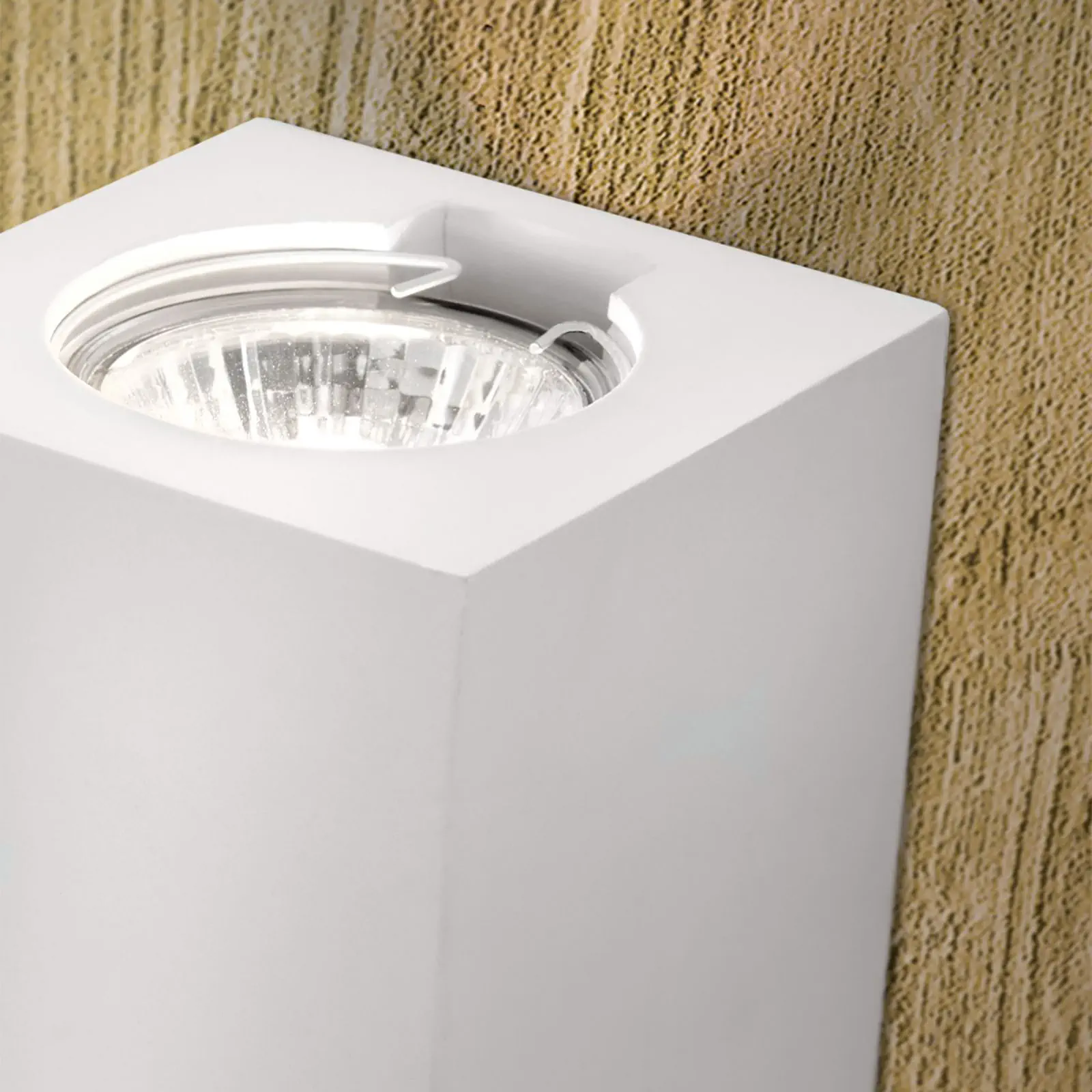 Zidna lampa CUBE, bela, sa dva izvora svetla - 6