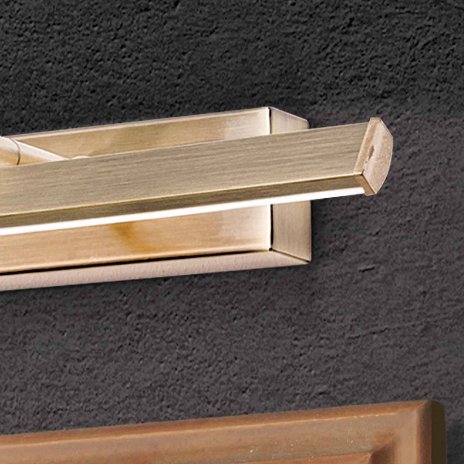 LED lampa za sliku PUBLIO, 30 cm, antik mesing - 3