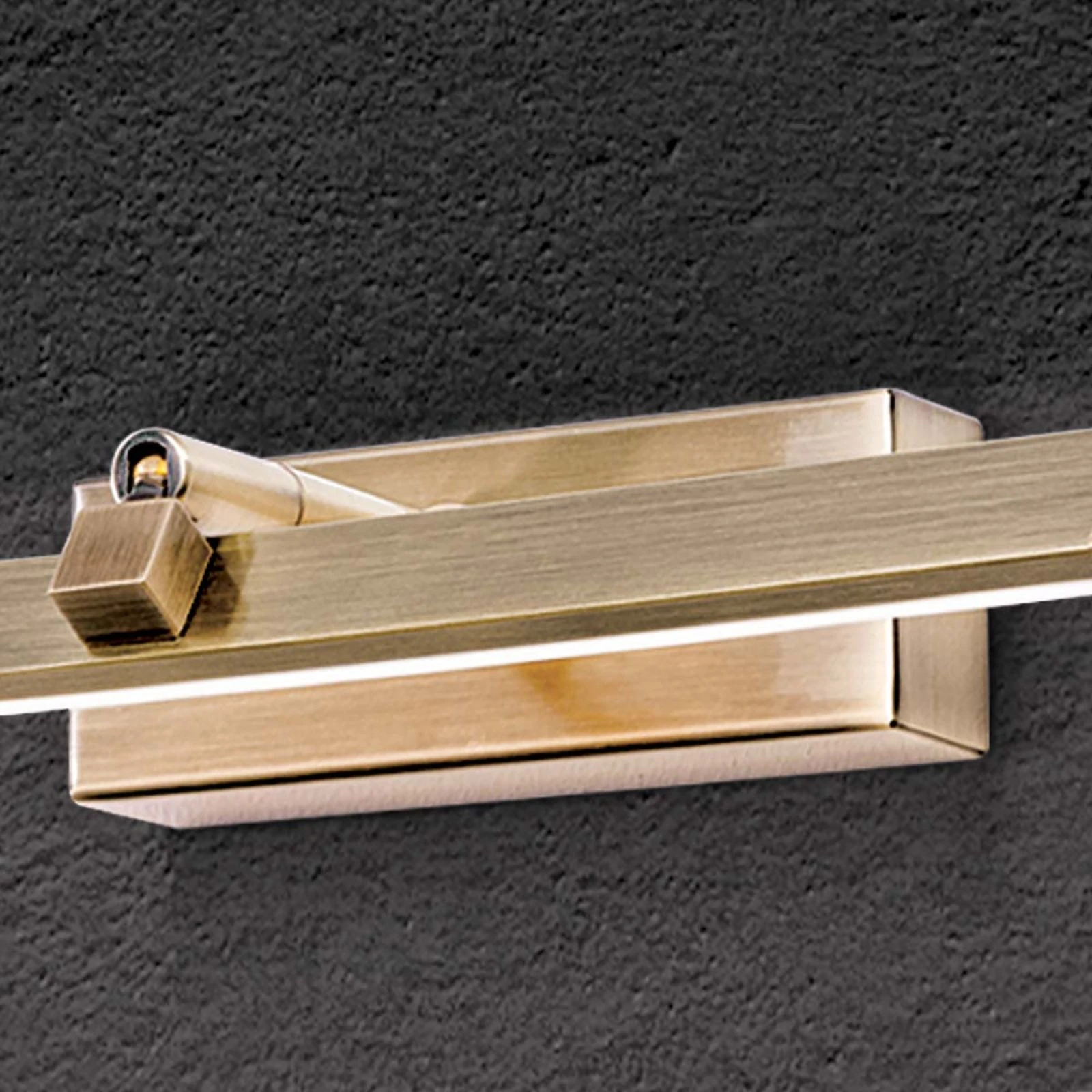 LED lampa za sliku PUBLIO, 30 cm, antik mesing - 4