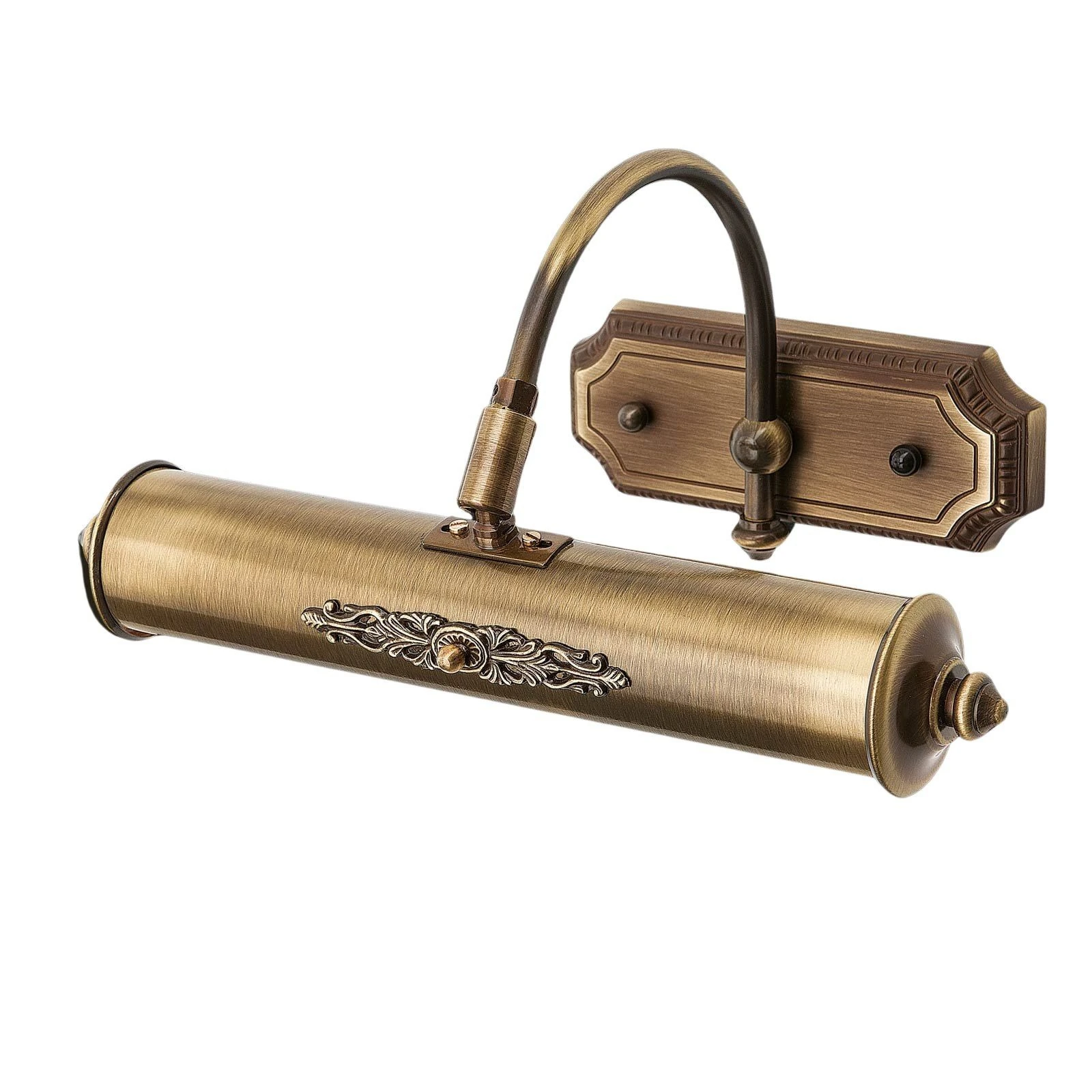 Zidna lampa BILDERLEUCHTE sa dekorom od mesinga, antik mesing, mala - 5