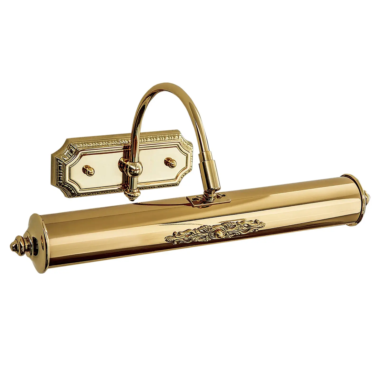 BILDERLEUCHTE, sa 2 izvora svetla, zlatna završna obrada, sa dekorativnim elementima - 4