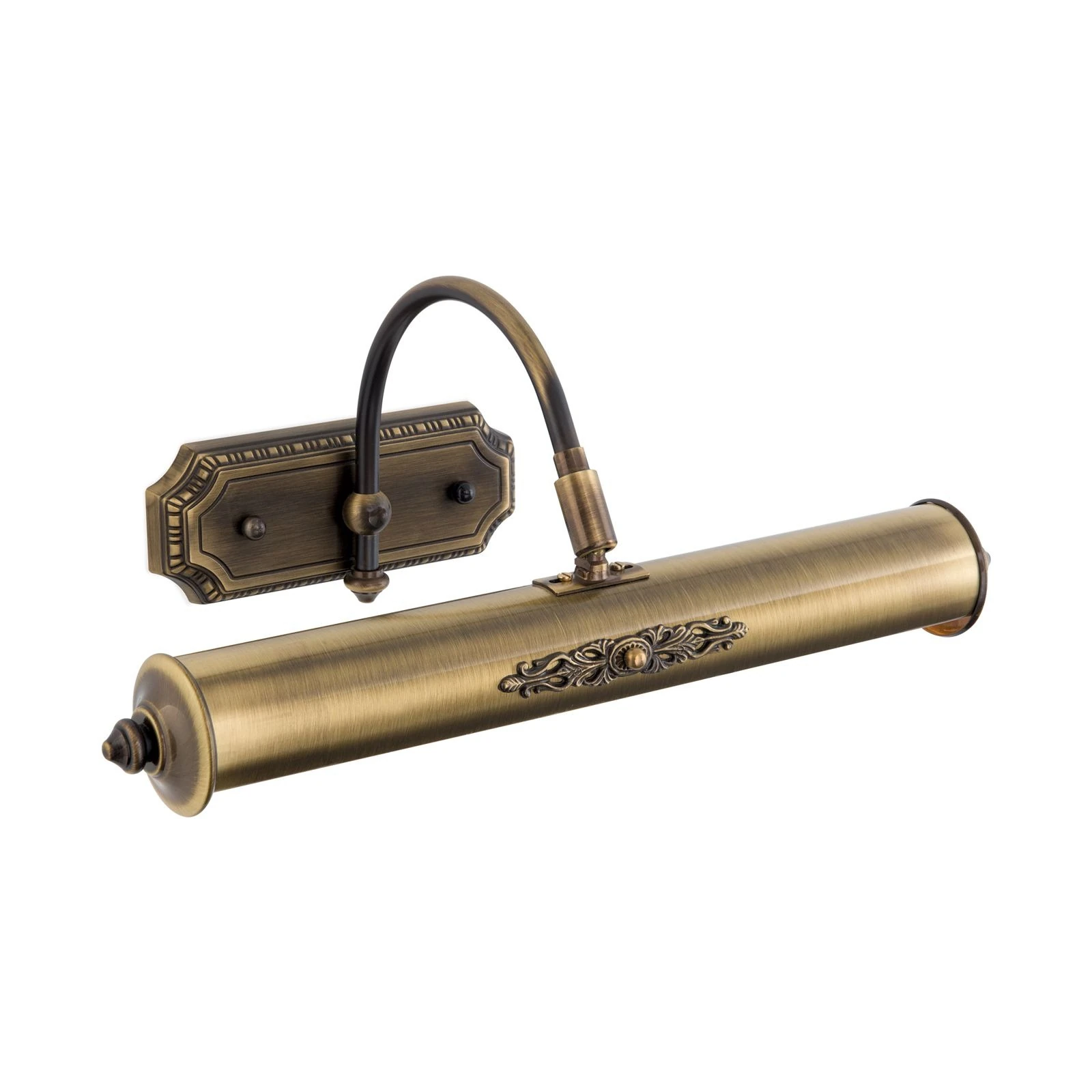 Zidna lampa BILDERLEUCHTE sa dekorom od mesinga, antik mesing, srednja - 4