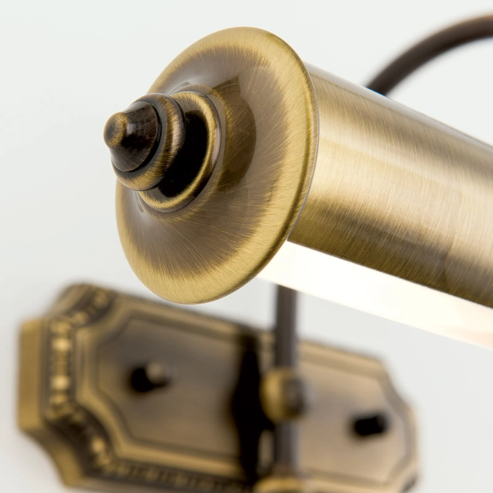 Zidna lampa BILDERLEUCHTE sa dekorom od mesinga, antik mesing, srednja - 6