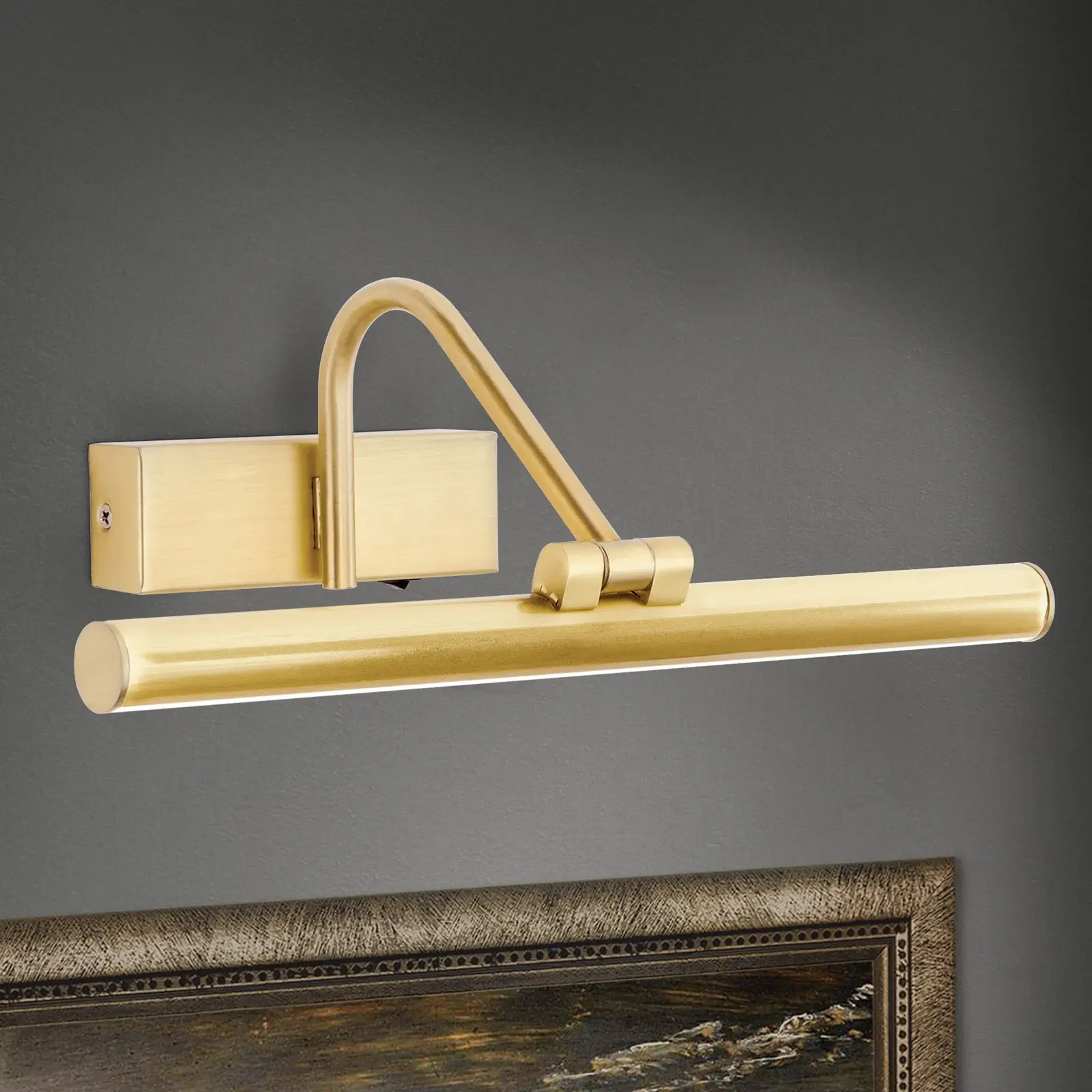 LED lampa za sliku PORTRAIT, mat zlatna, 30cm - 2