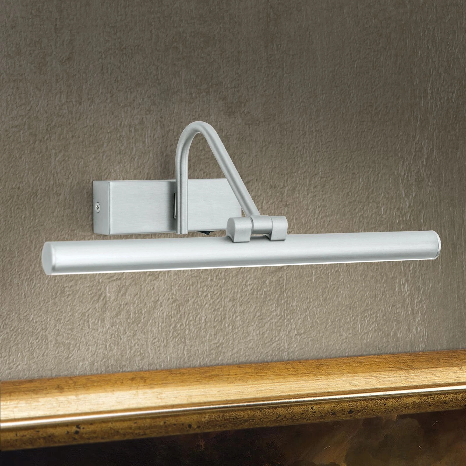 LED lampa za sliku PORTRAIT, 6 W, saten hrom - 2