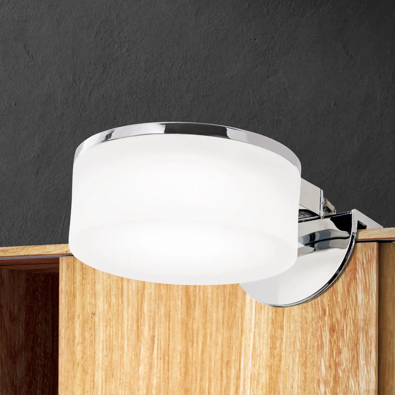 LED lampa za ogledalo MIRROR, hrom, okrugla - 2