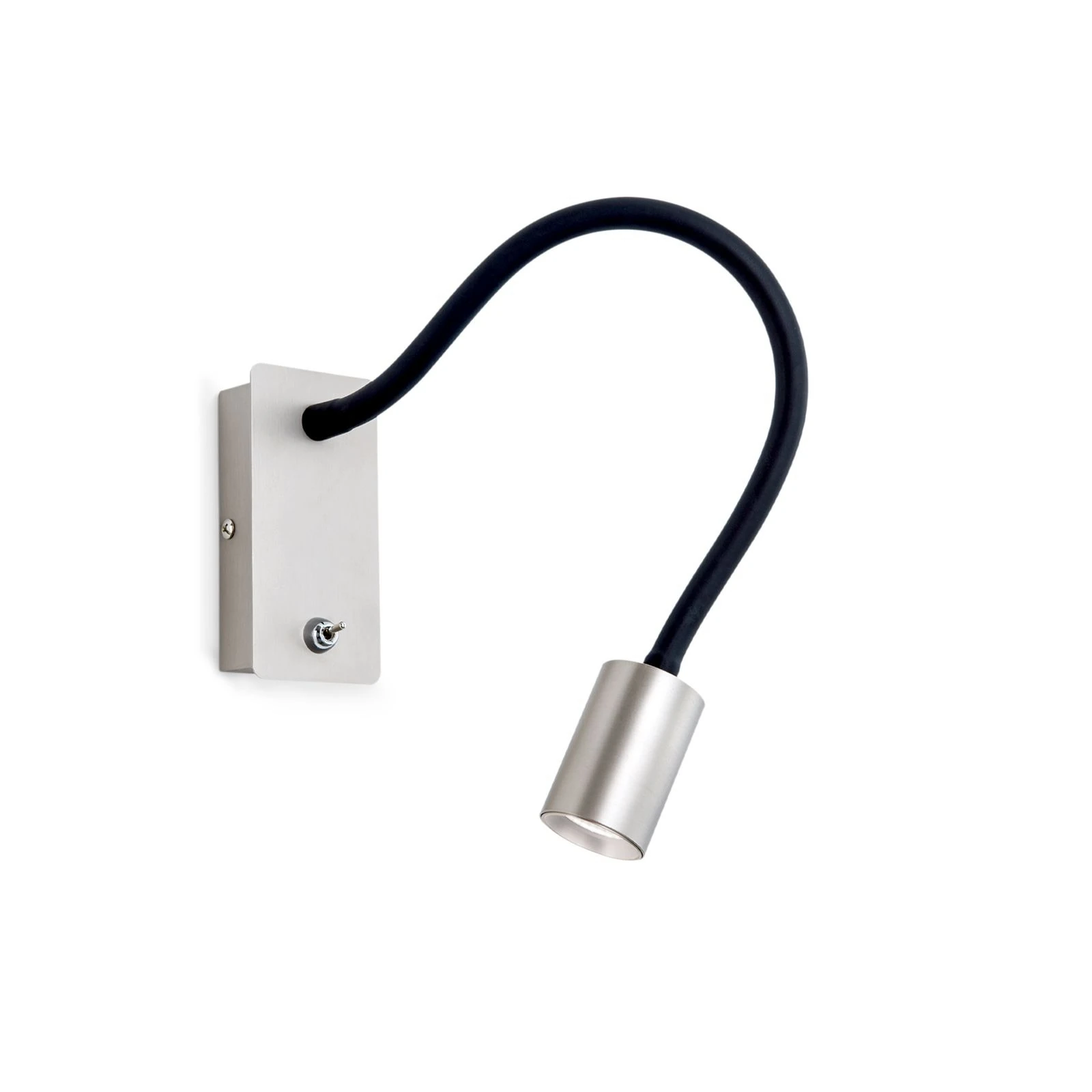 LED lampa za čitanje KURT, saten hrom - 4