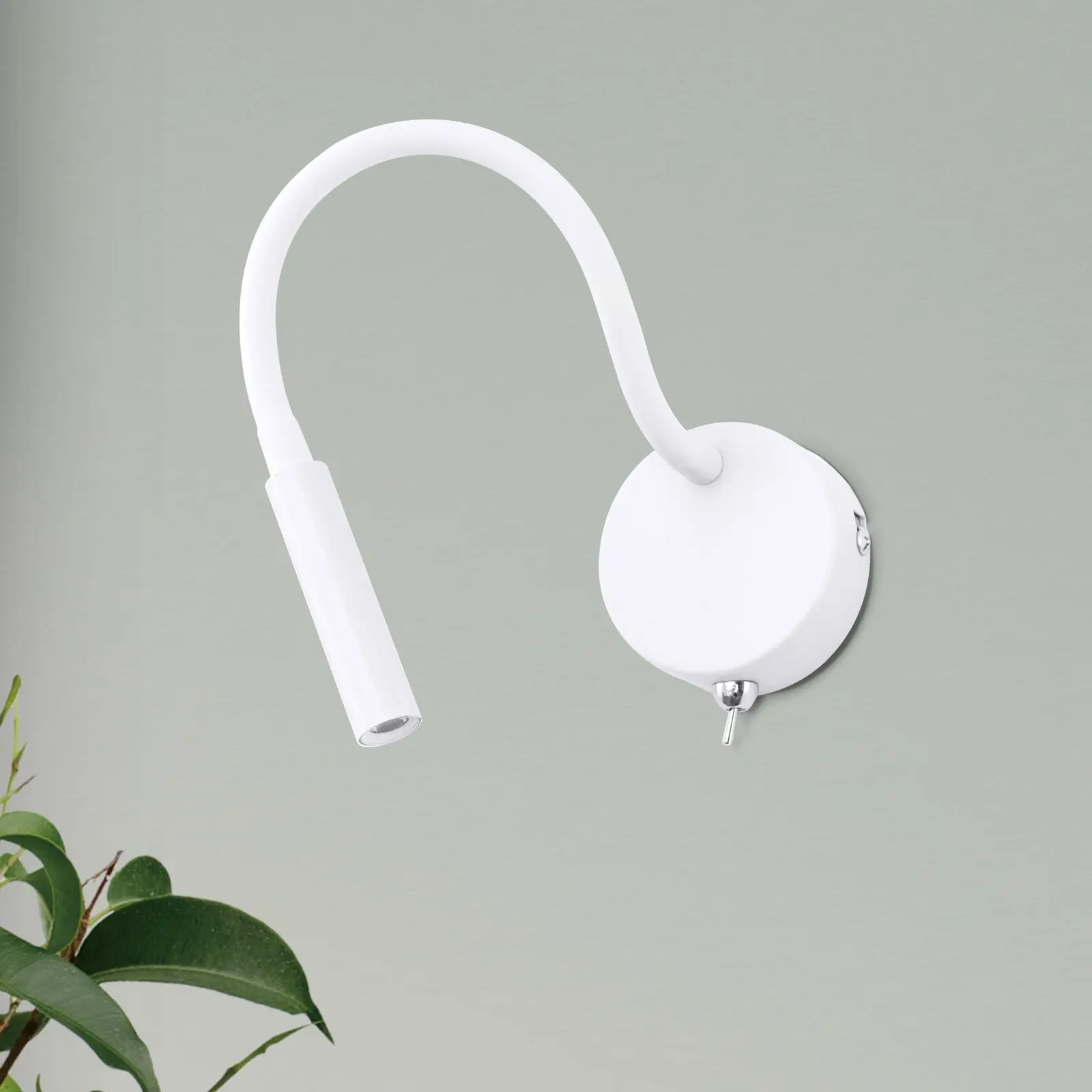 LED lampa za čitanje FLEXI, bela - 3