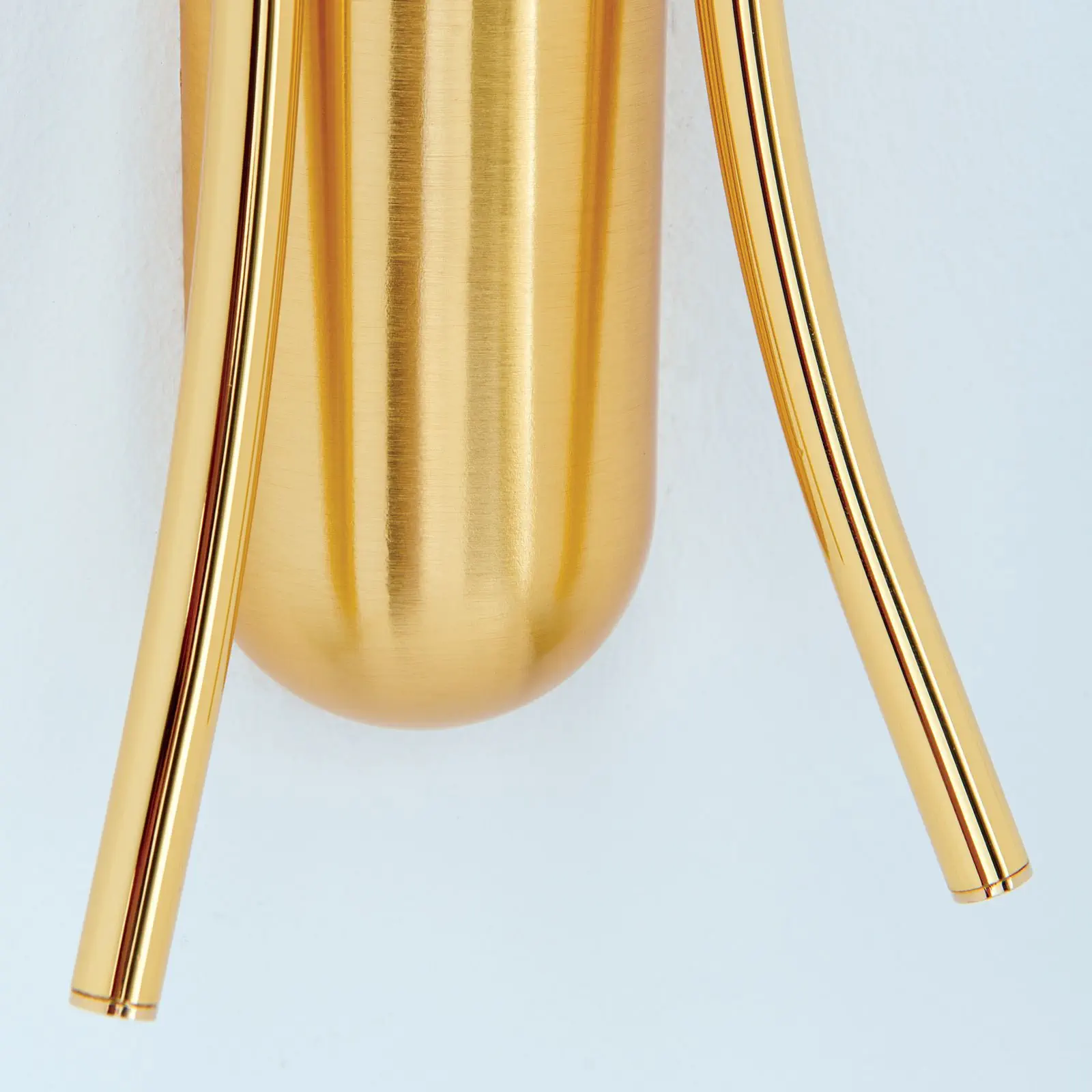 Zidna lampa MADERNO, sa dva izvora svetla, zlatna mat - 5