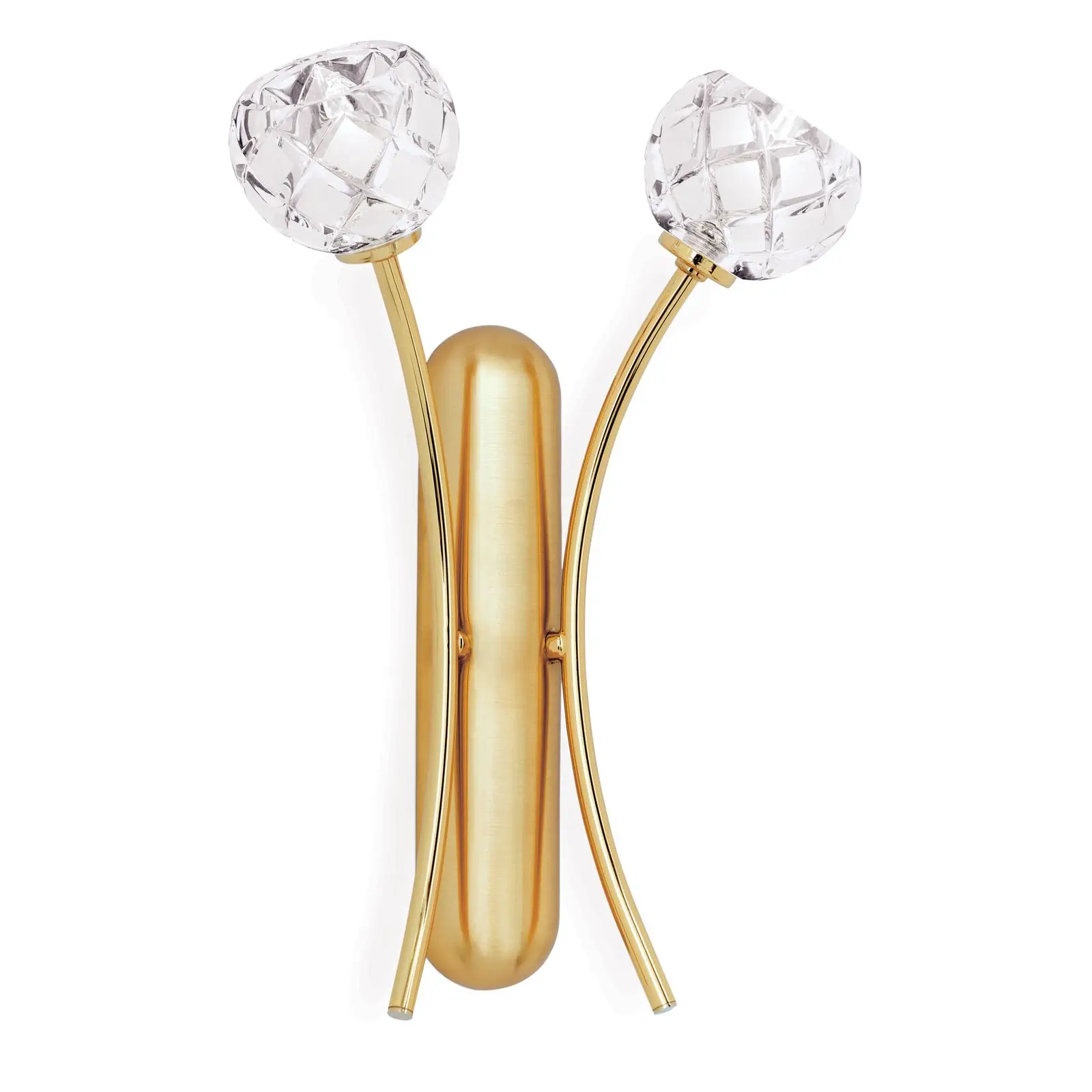 Zidna lampa MADERNO, sa dva izvora svetla, zlatna mat - 6