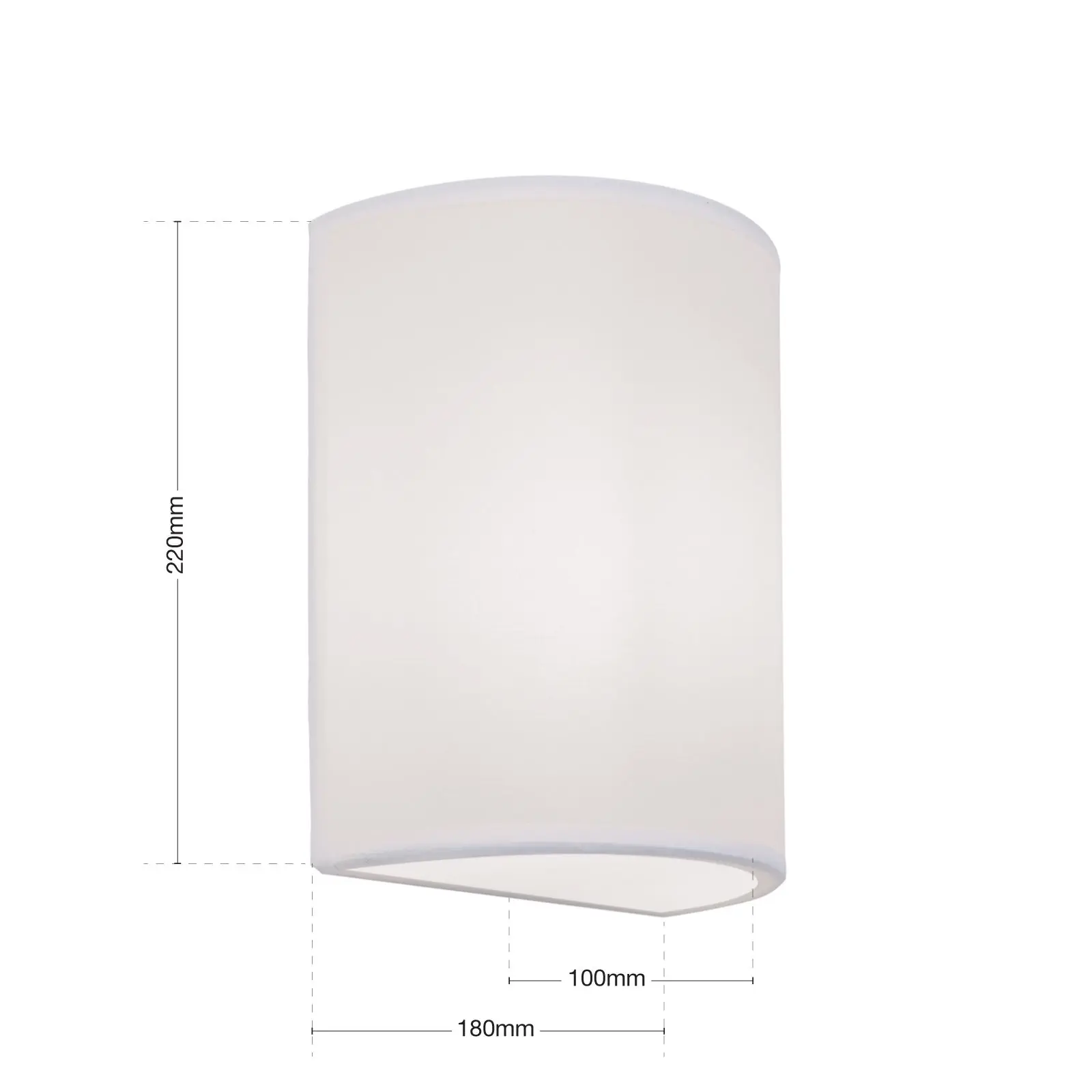 Zidna lampa UFO, bela - 7