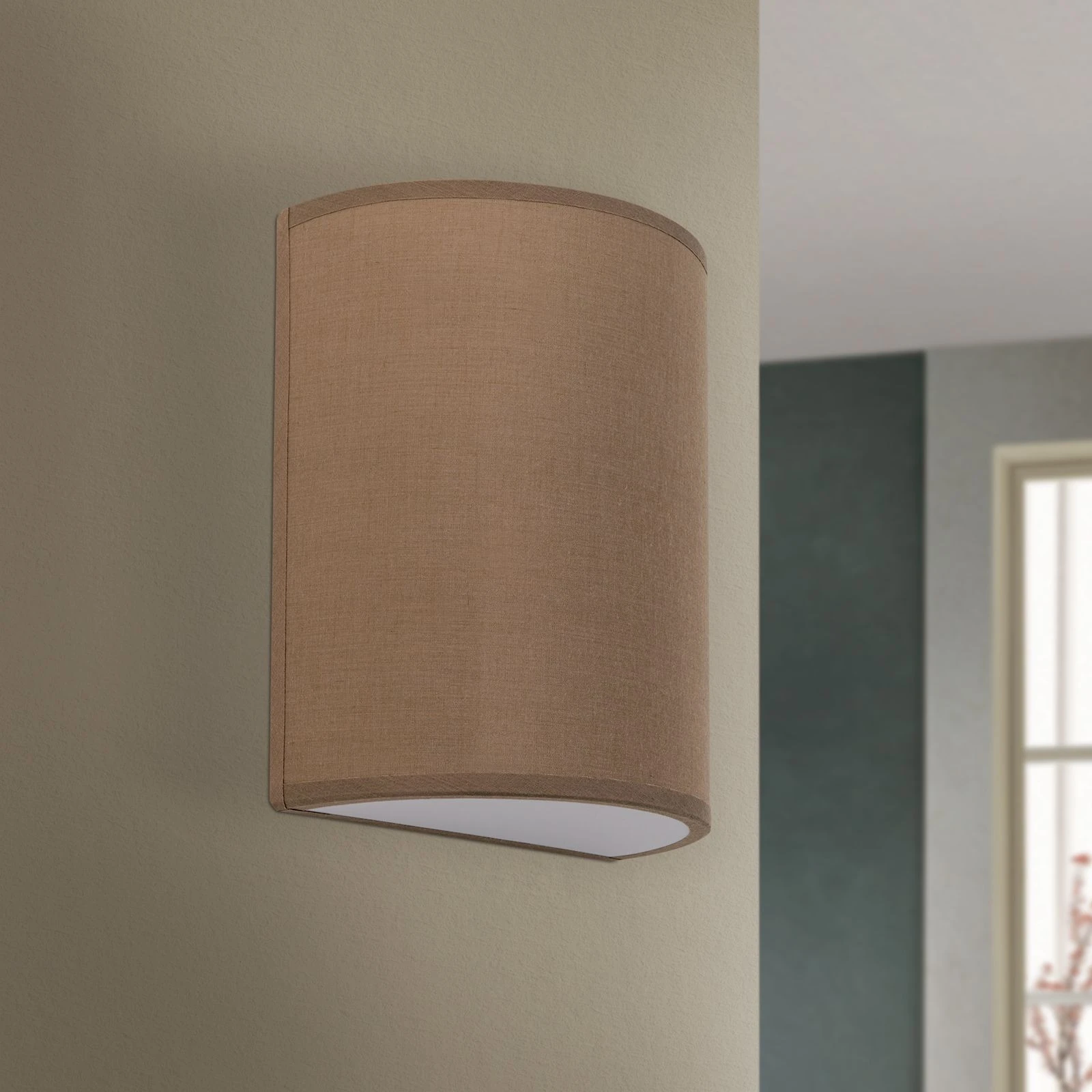 Zidna lampa UFO, braon završna obrada - 3