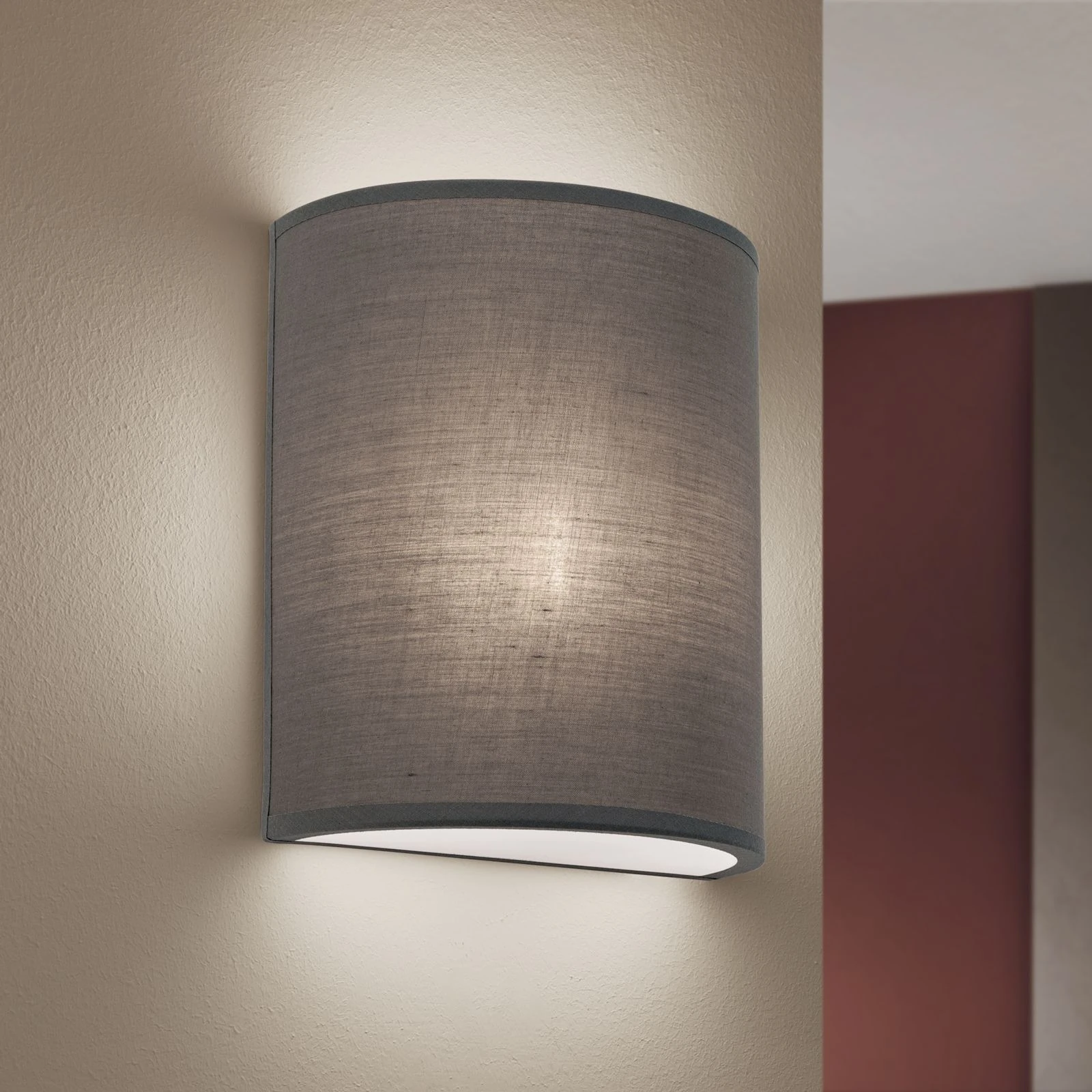 Zidna lampa UFO, siva završna obrada - 2