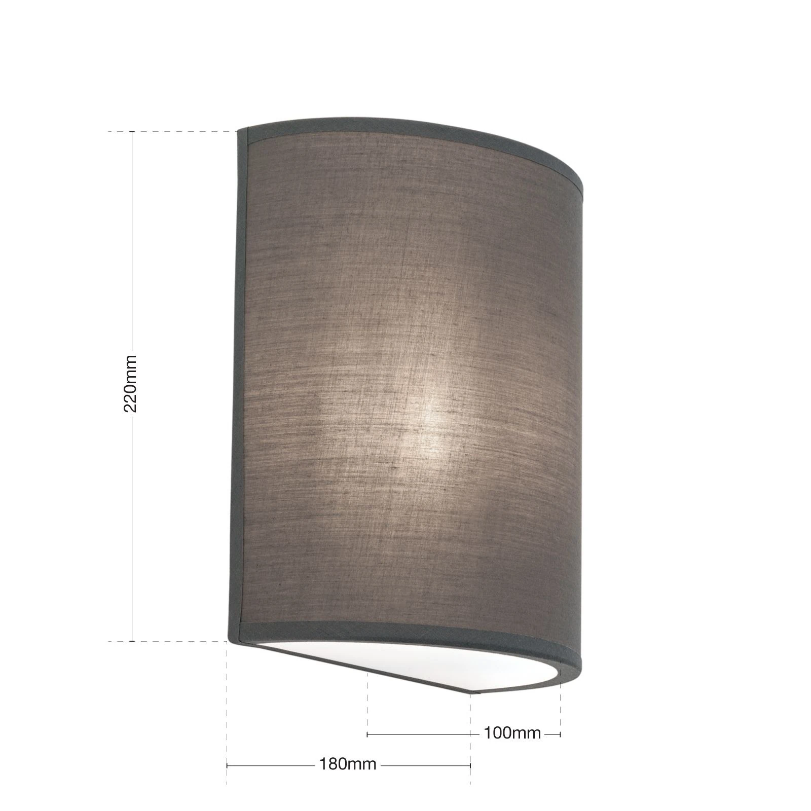 Zidna lampa UFO, siva završna obrada - 7