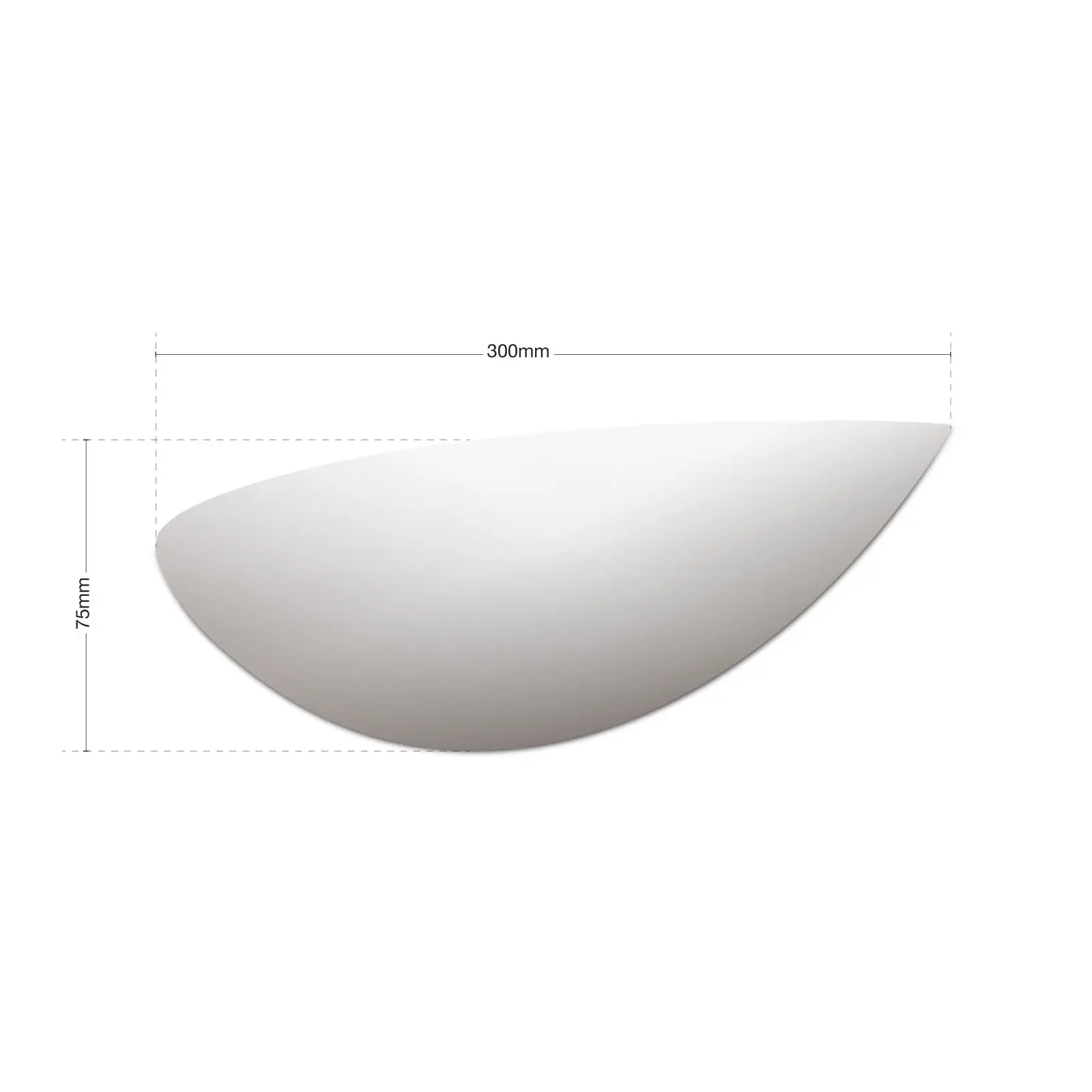 LED zidna lampa GYPSUM, bela - 7