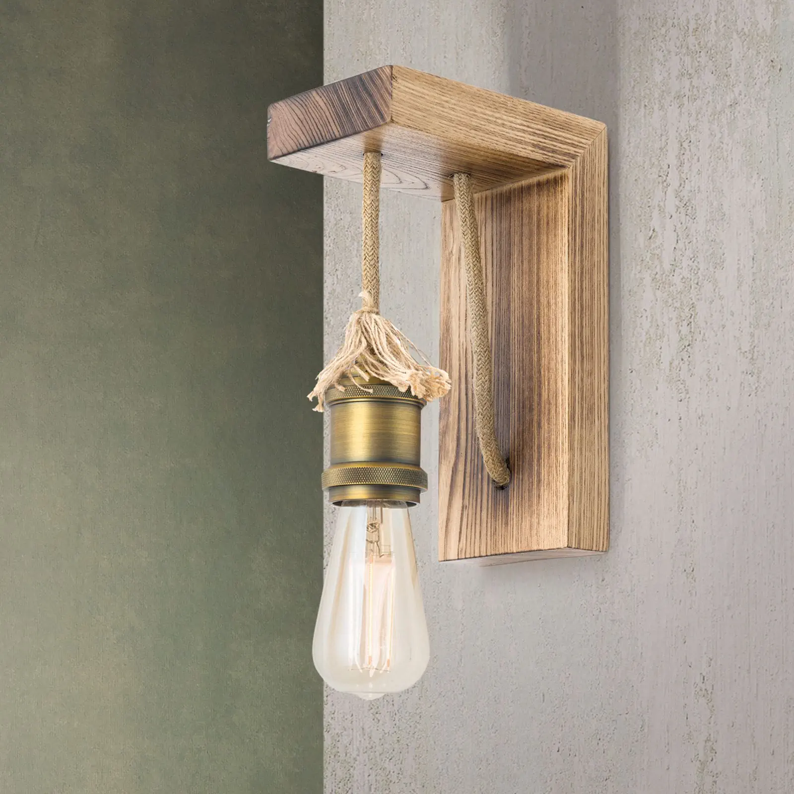 Vintage zidna lampa BASSENA - 2