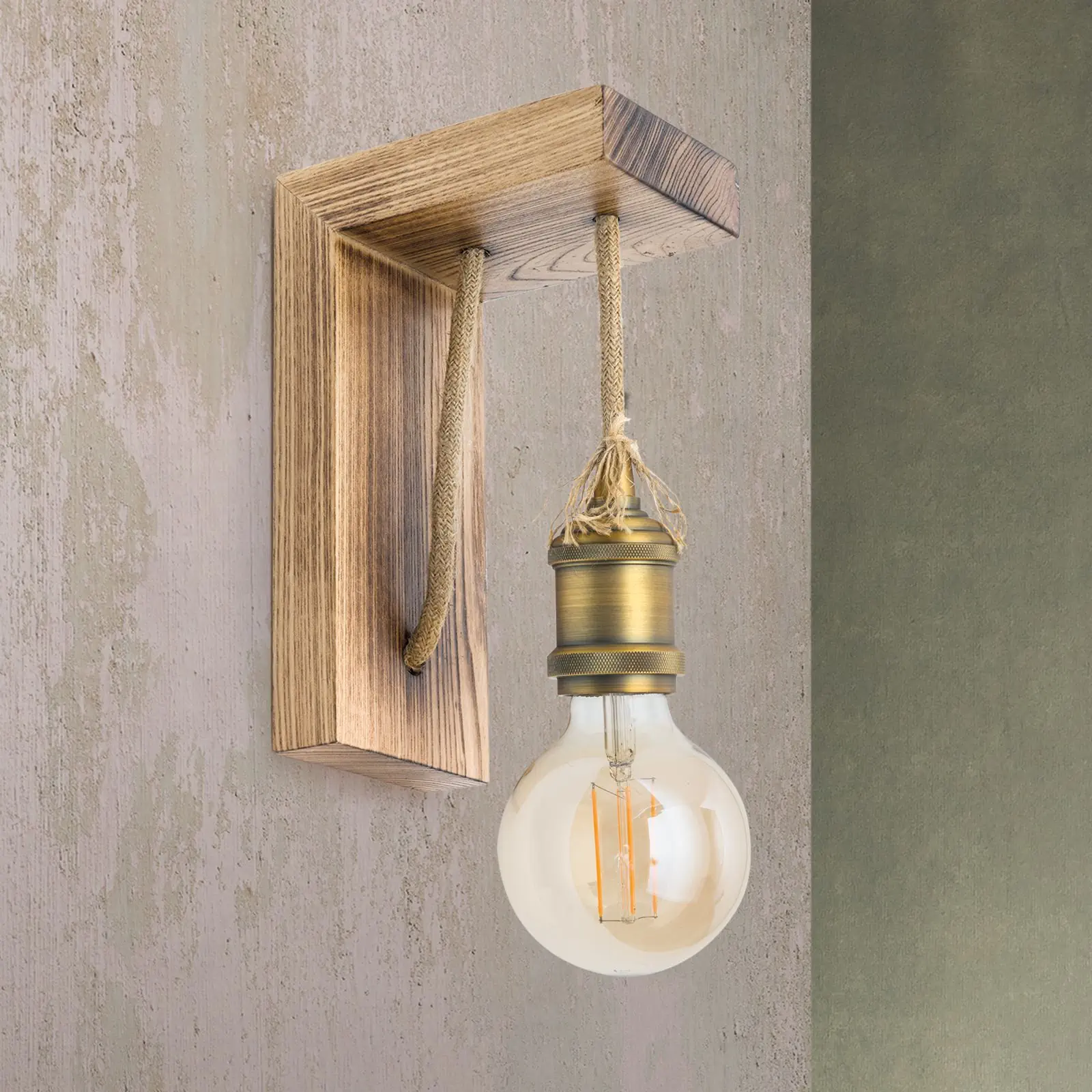 Vintage zidna lampa BASSENA - 4