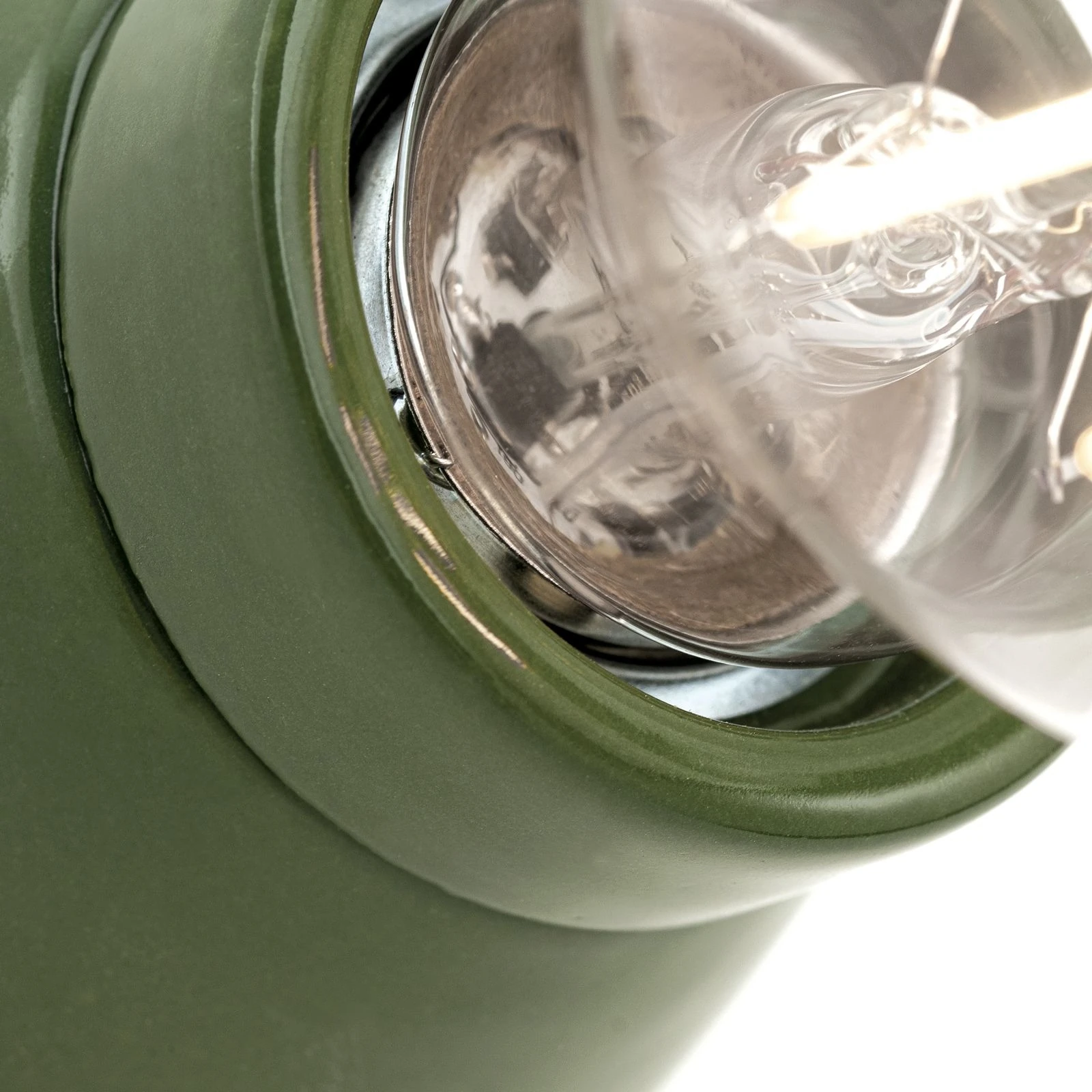 Zidna lampa FROST, sa jednim izvorom svetla, keramika, zelena - 5