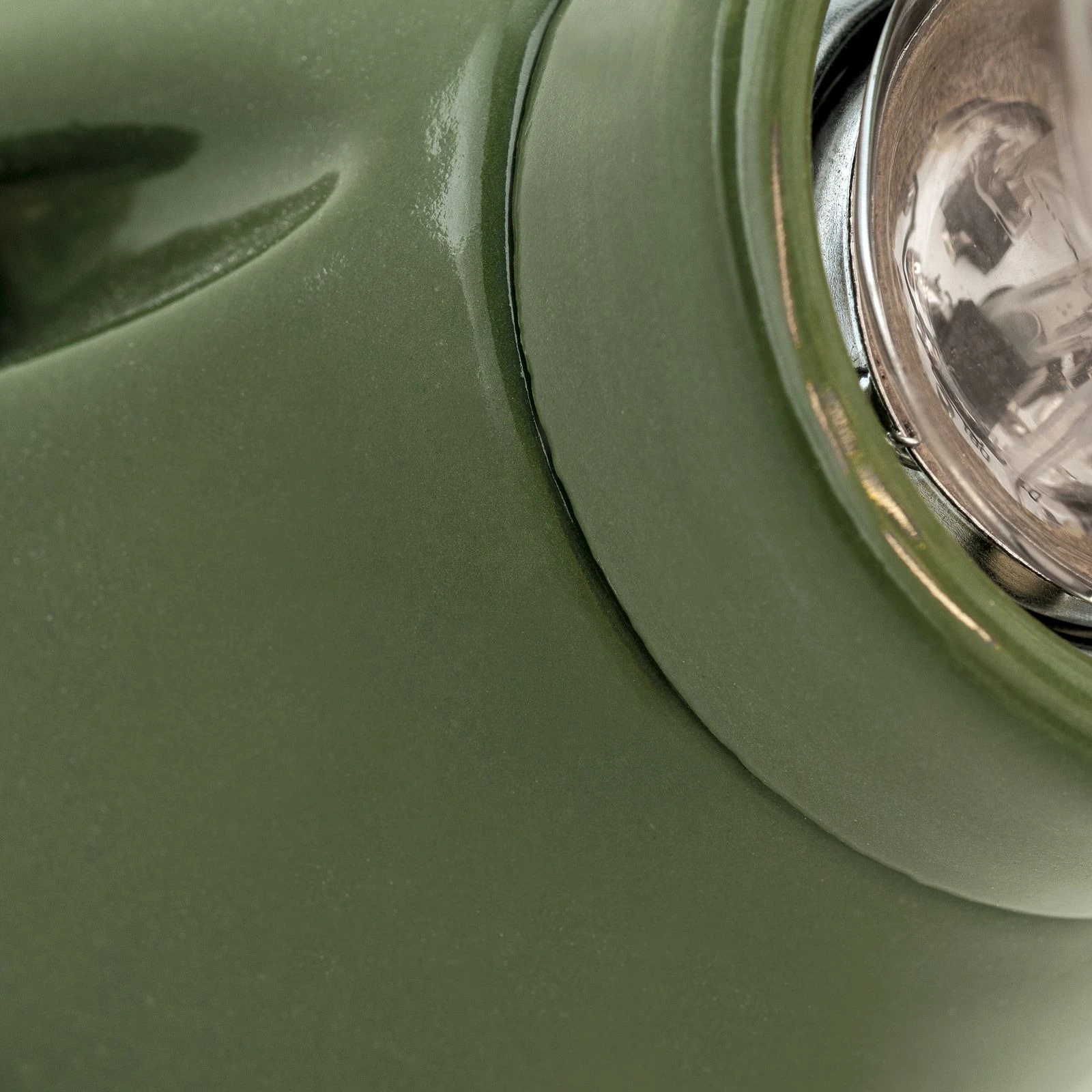 Zidna lampa FROST, sa jednim izvorom svetla, keramika, zelena - 6