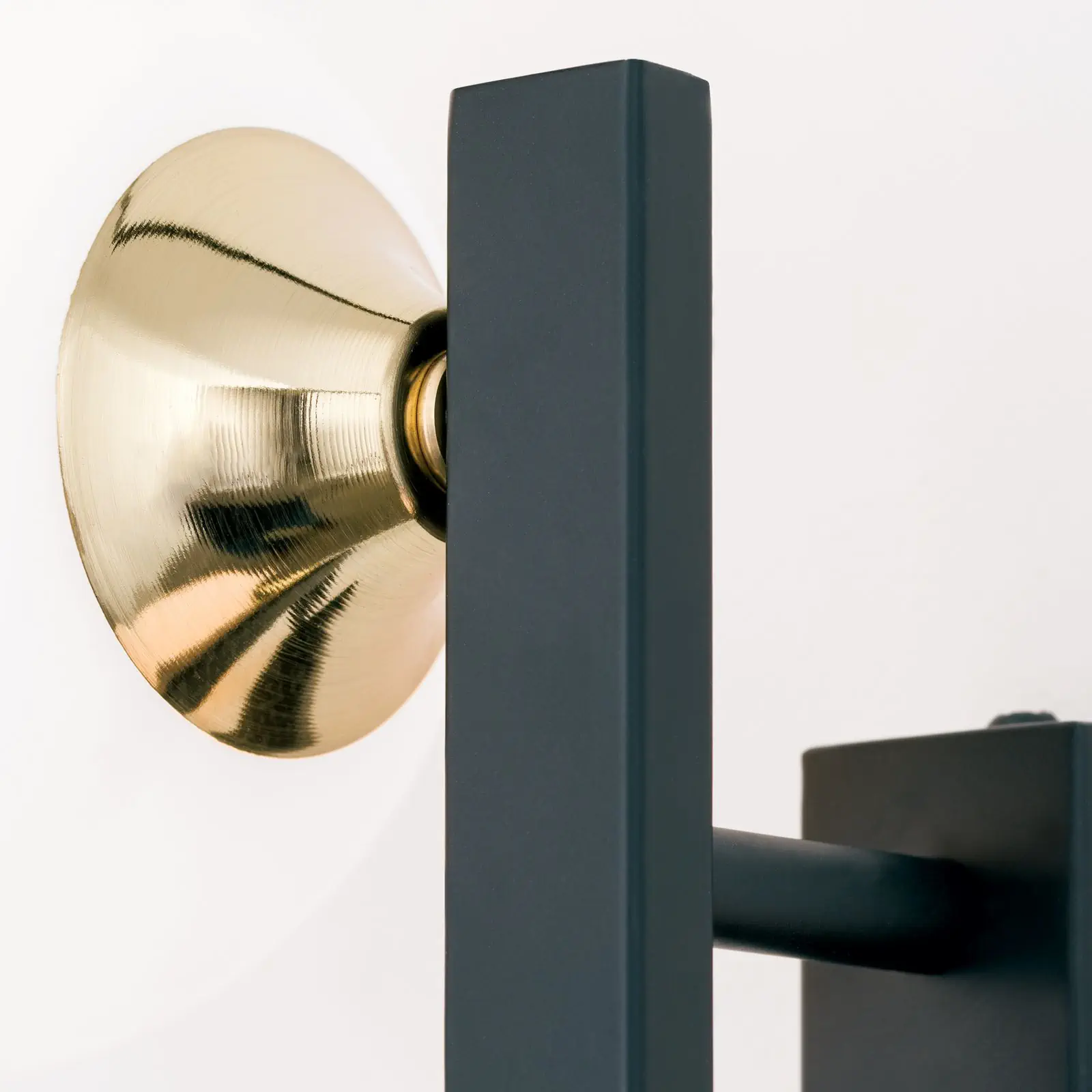 Zidna lampa SNOWWHITE sa dva izvora svetla, crni mesing - 5