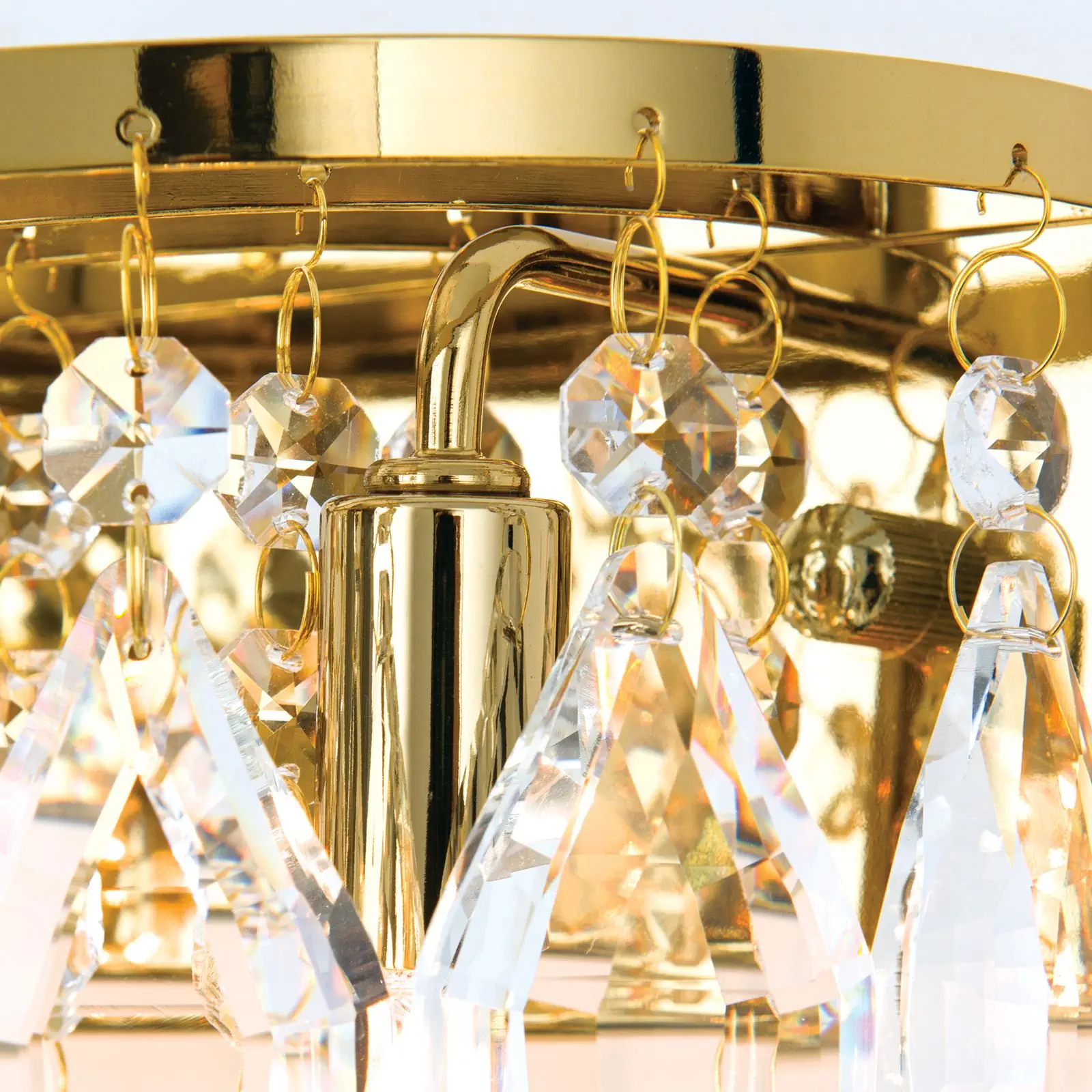 Zidna lampa CELESTE, sa tri izvora svetla, pozlaćeno - 6