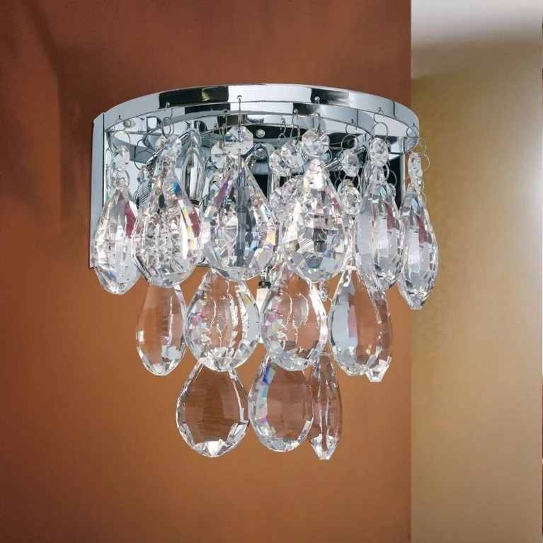 Zidna lampa CELESTE, sa tri izvora svetla, hromirana - 1