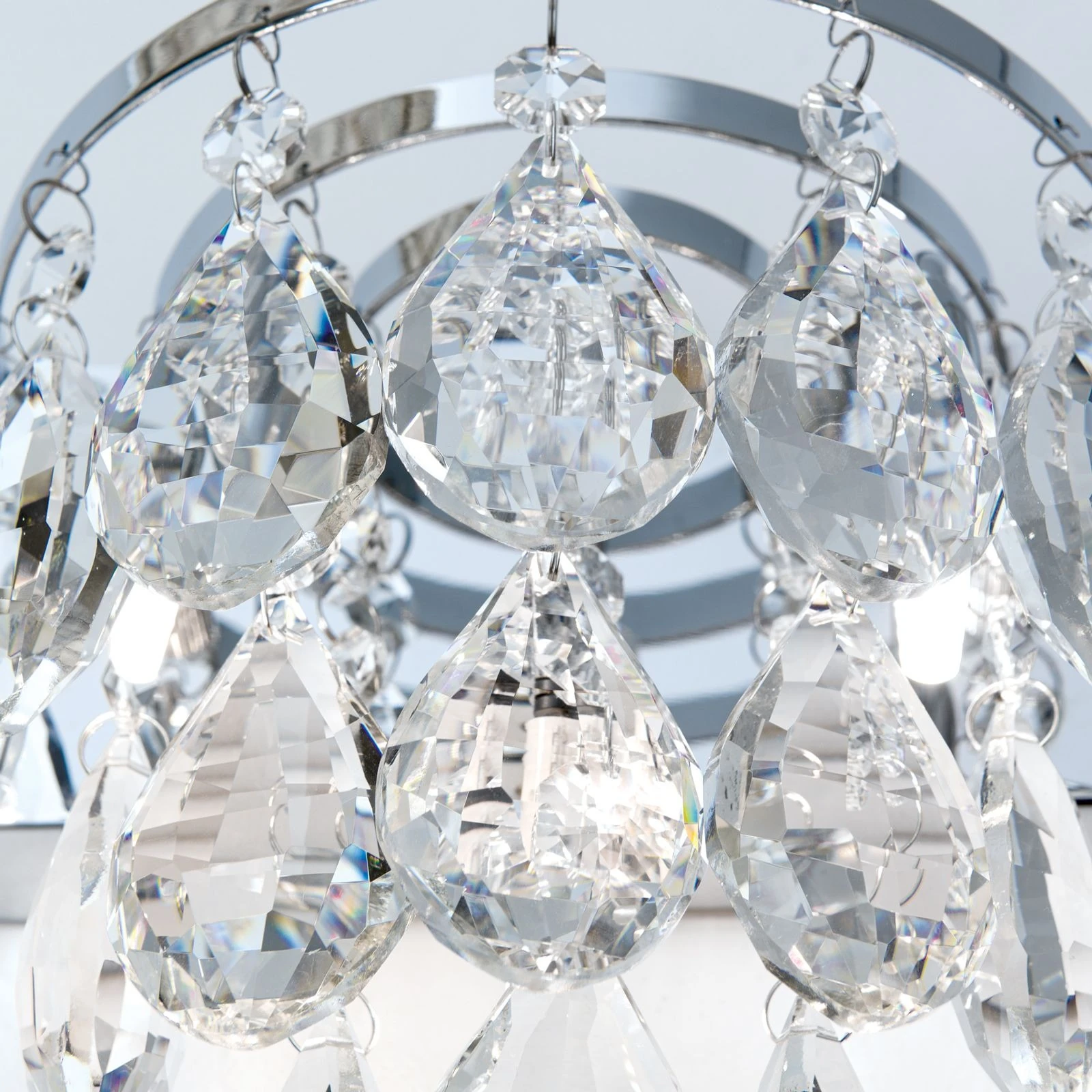 Zidna lampa CELESTE, sa tri izvora svetla, hromirana - 5